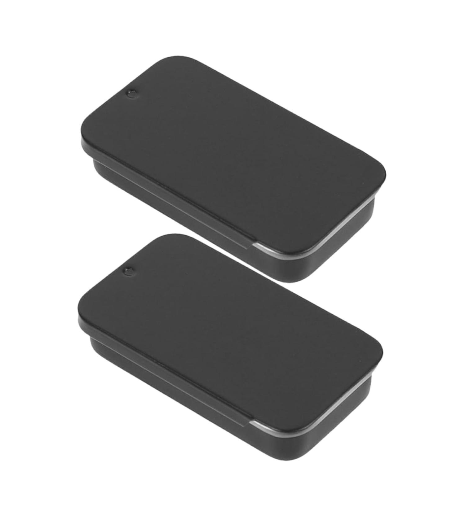 Partykindom 2-in-1 Storage & Earring Box - Push-Tin Can with Sliding Cover | Mini Balm Box & Organizer for Candles Coins & More - Buy Online on GoSupps.com