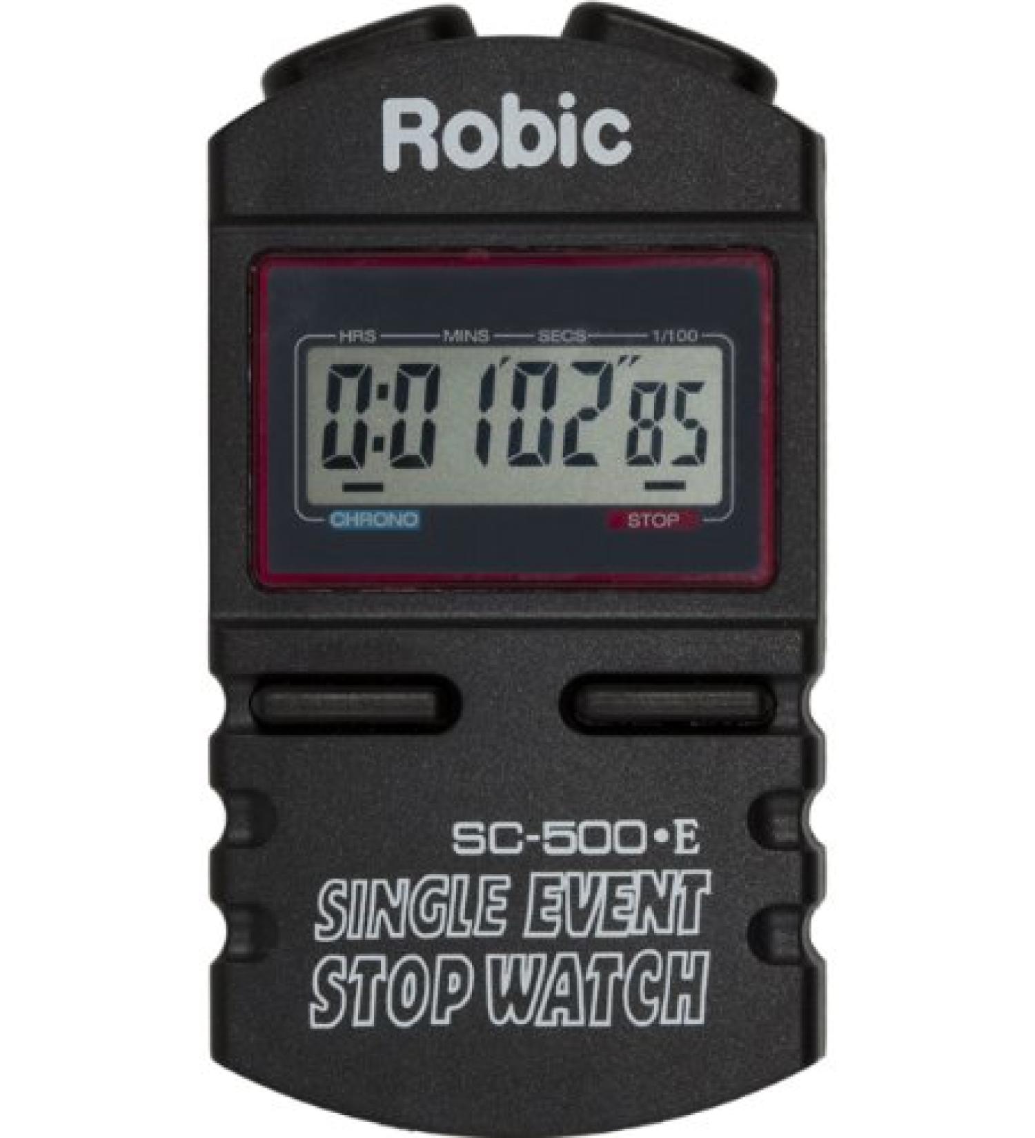 Robic SC-500E Single Event Stopwatch - Black - Buy Online on GoSupps.com