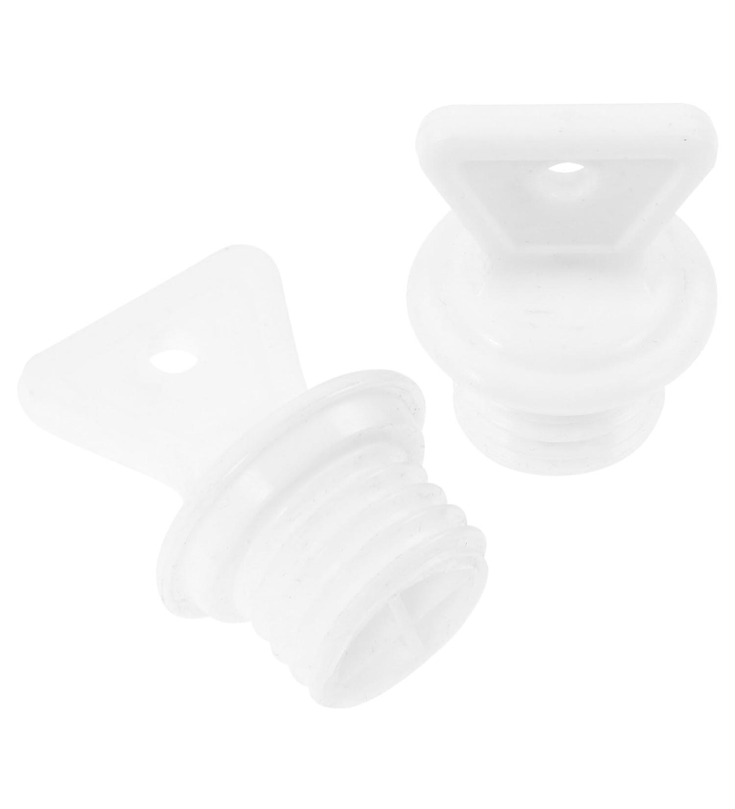 JECOMPRIS Heat Bottle Lock - 2 Pack Plastic Hot Water Sack Replacement Plugs | Universal Anti-Leak Solutions for Water Jugs | White - Buy Online on GoSupps.com