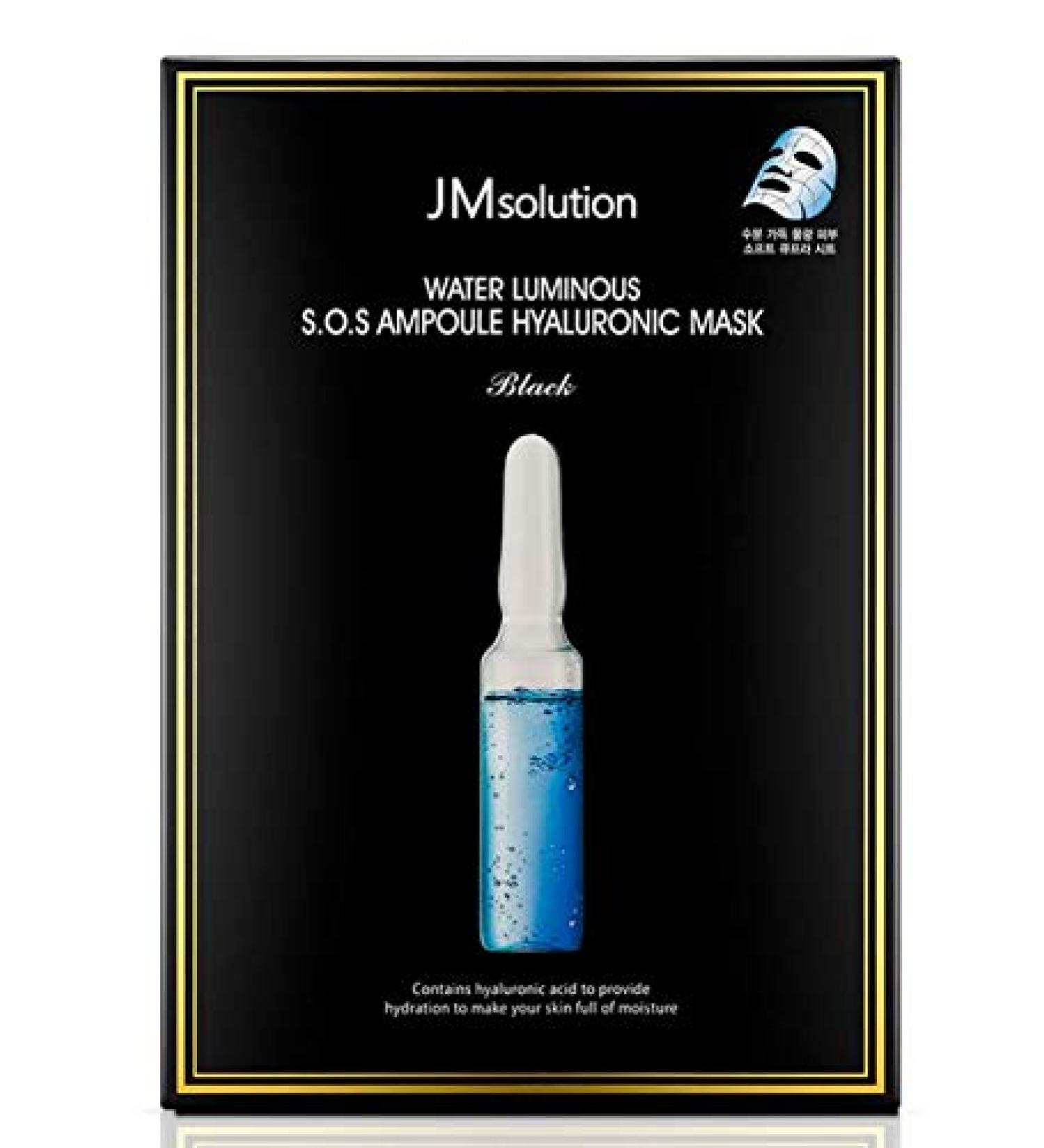 JM Solution Water Luminous SOS Ampoule Hyaluronic Mask 30ml x 10ea - Hydrating & Revitalizing Sheet Masks for Glowing Skin | International Shipping Available - Buy Online on GoSupps.com