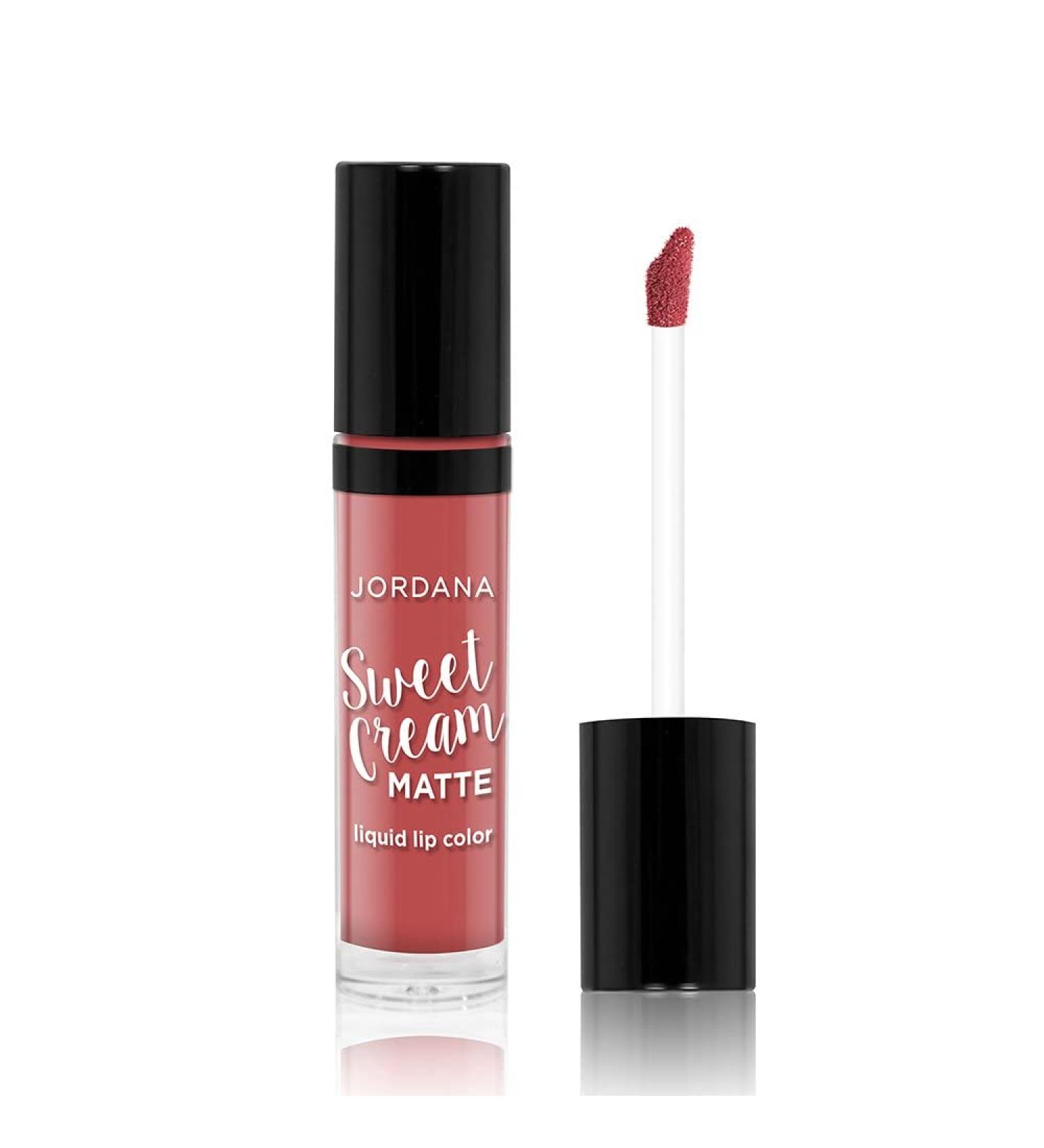 Jordana Sweet Cream Matte Liquid Lip Color 07 Tiramisu - Long-Lasting Nude Lipstick - Buy Online on GoSupps.com