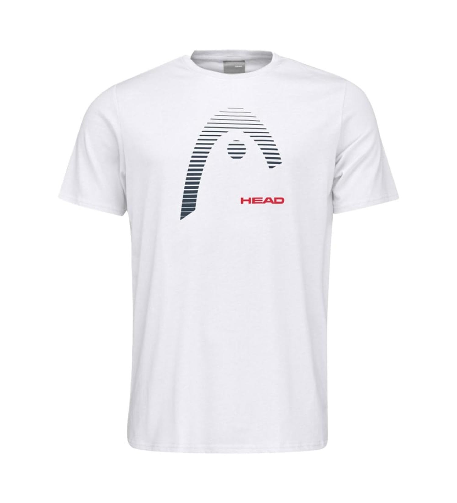 HEAD Men's Club Carl T-Shirt - Premium White M T-Shirt for Ultimate Comfort | International Shipping Available - Buy Online on GoSupps.com