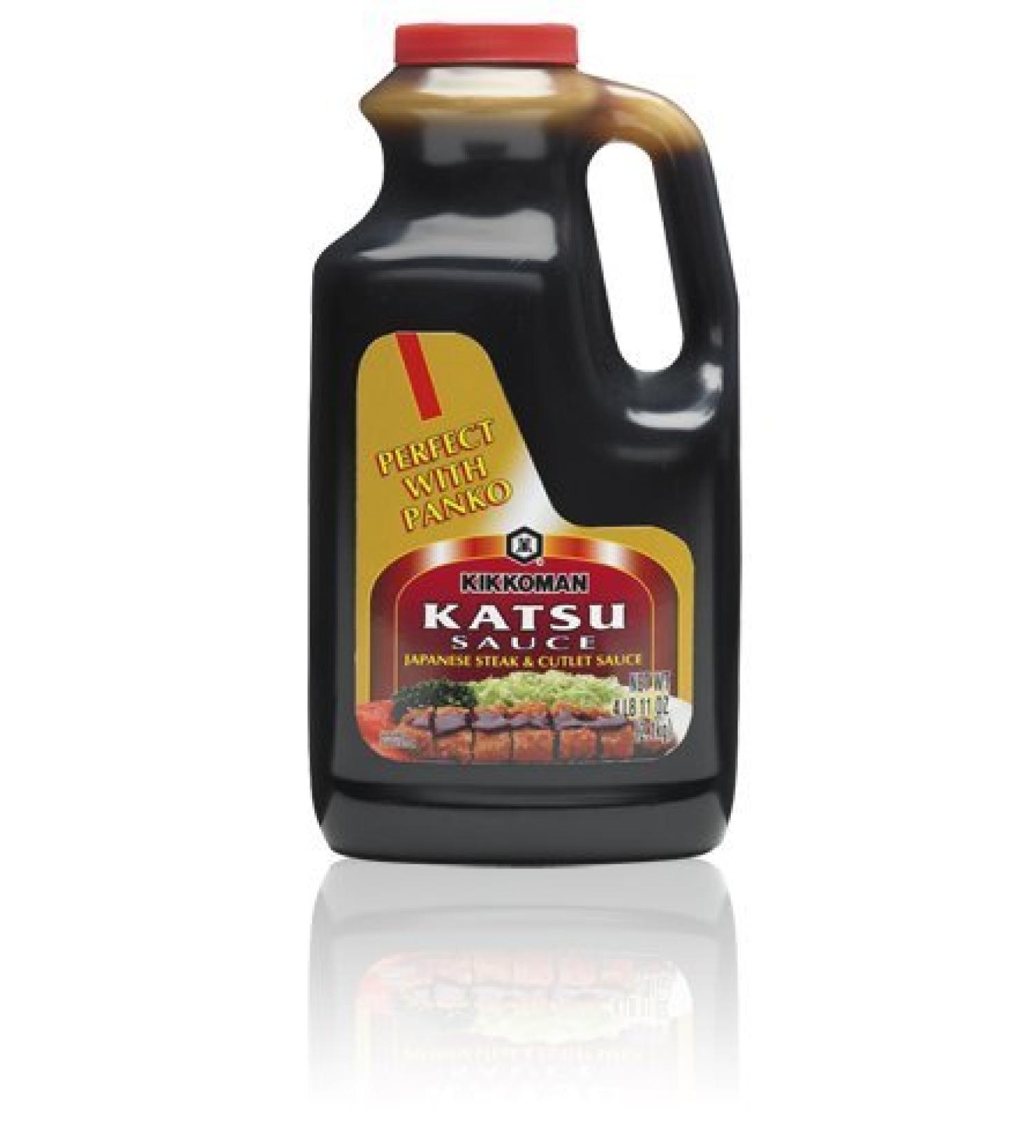 Kikkoman Tonkatsu (Katsu) Japanese Steak and Cutlet Sauce 2.1 Kilogram (4 Pound 11 Ounce) 4.62 Pound (Pack of 1)