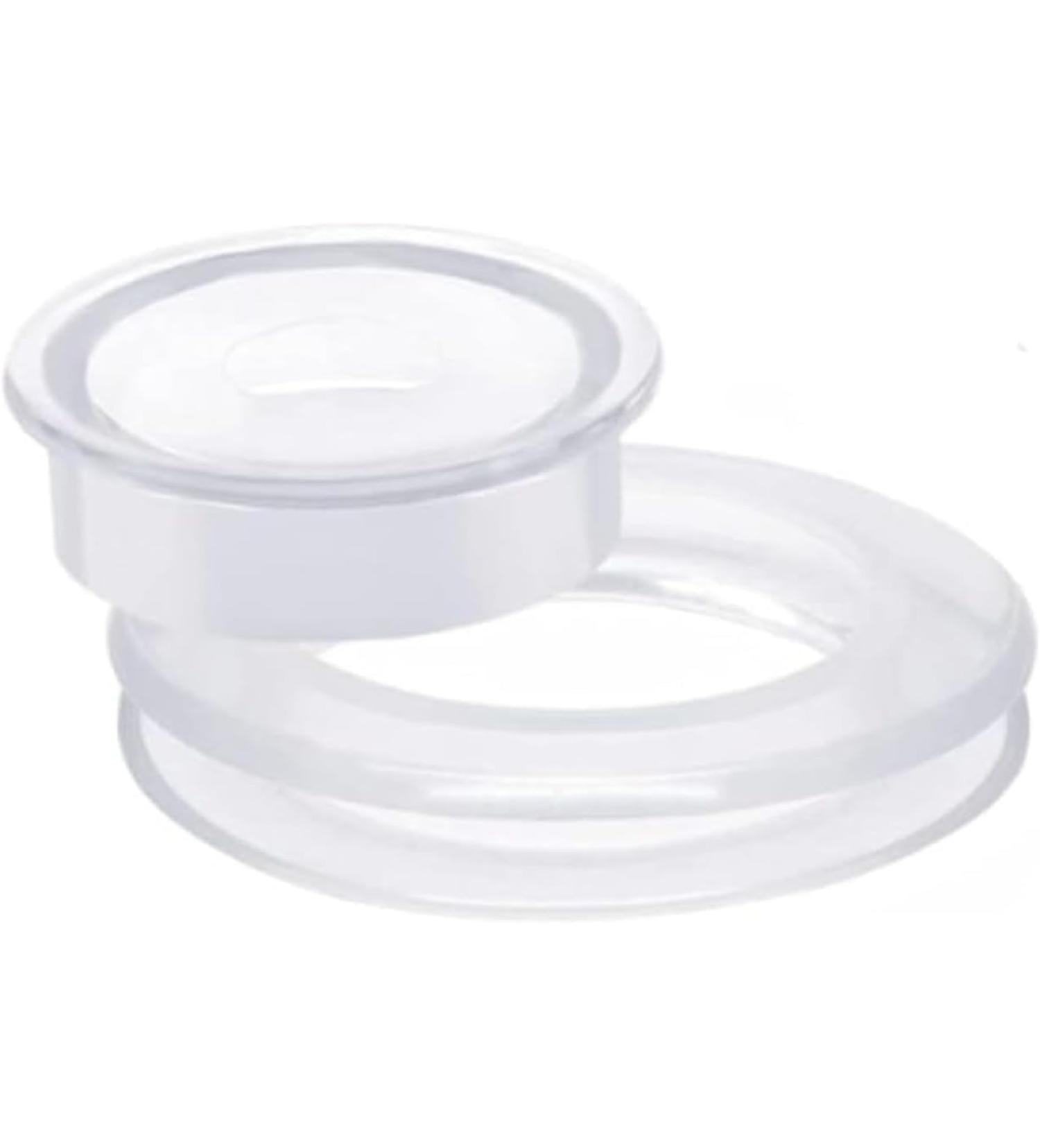 Lot de 2 bouchons et bouchons en silicone transparent de taille standard pour parasol en verre table de patio terrasse cour table de patio de 5 1 cm parasol parasol meubles de patio et