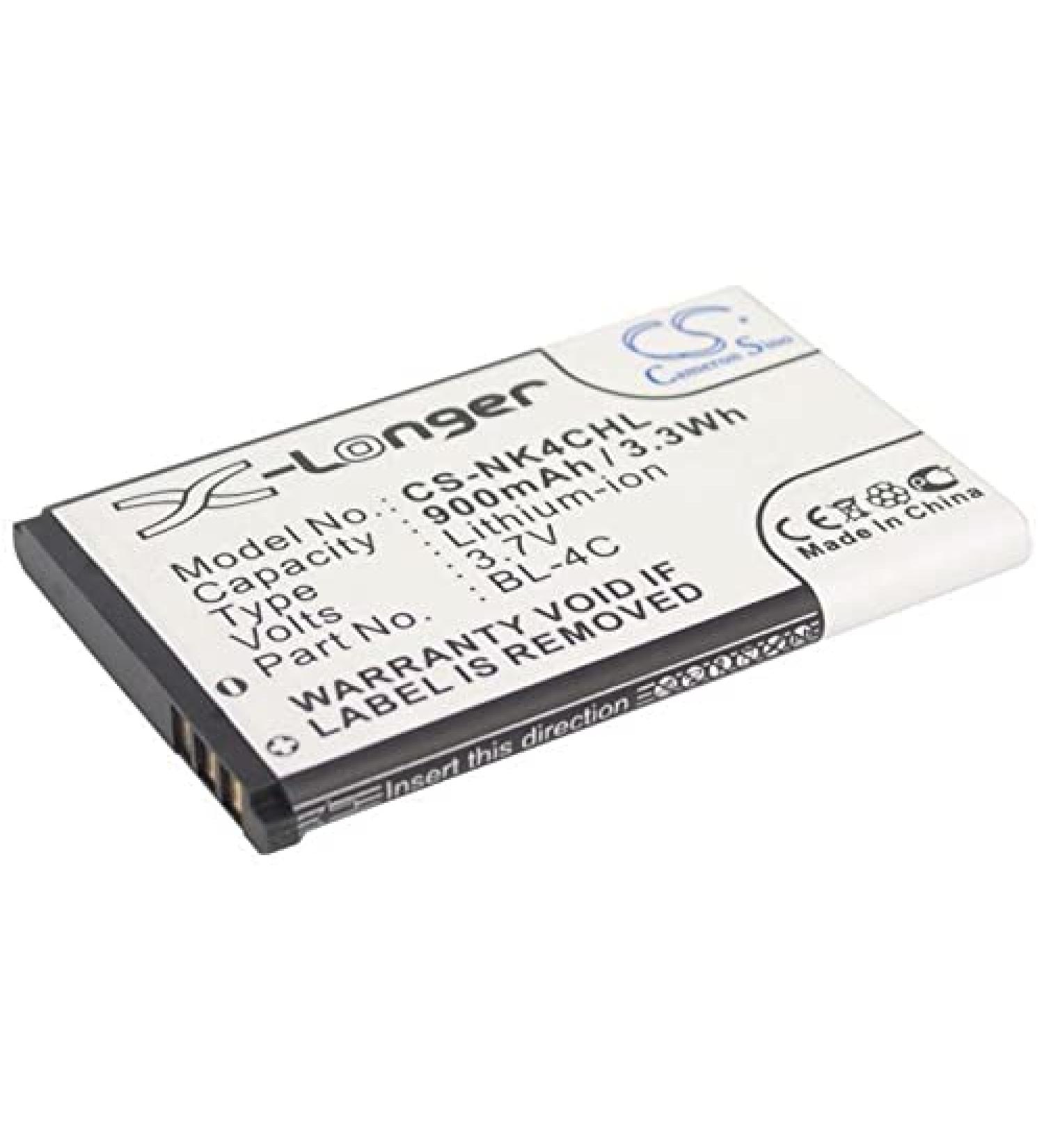 JRINK BL-4C Battery Replacement for Nokia 6125 6126 6131 6133 6136 6170 6230 6300 6301 6700 7200 7270 7705 C2-05 & X2 International Shipping Available - Buy Online on GoSupps.com
