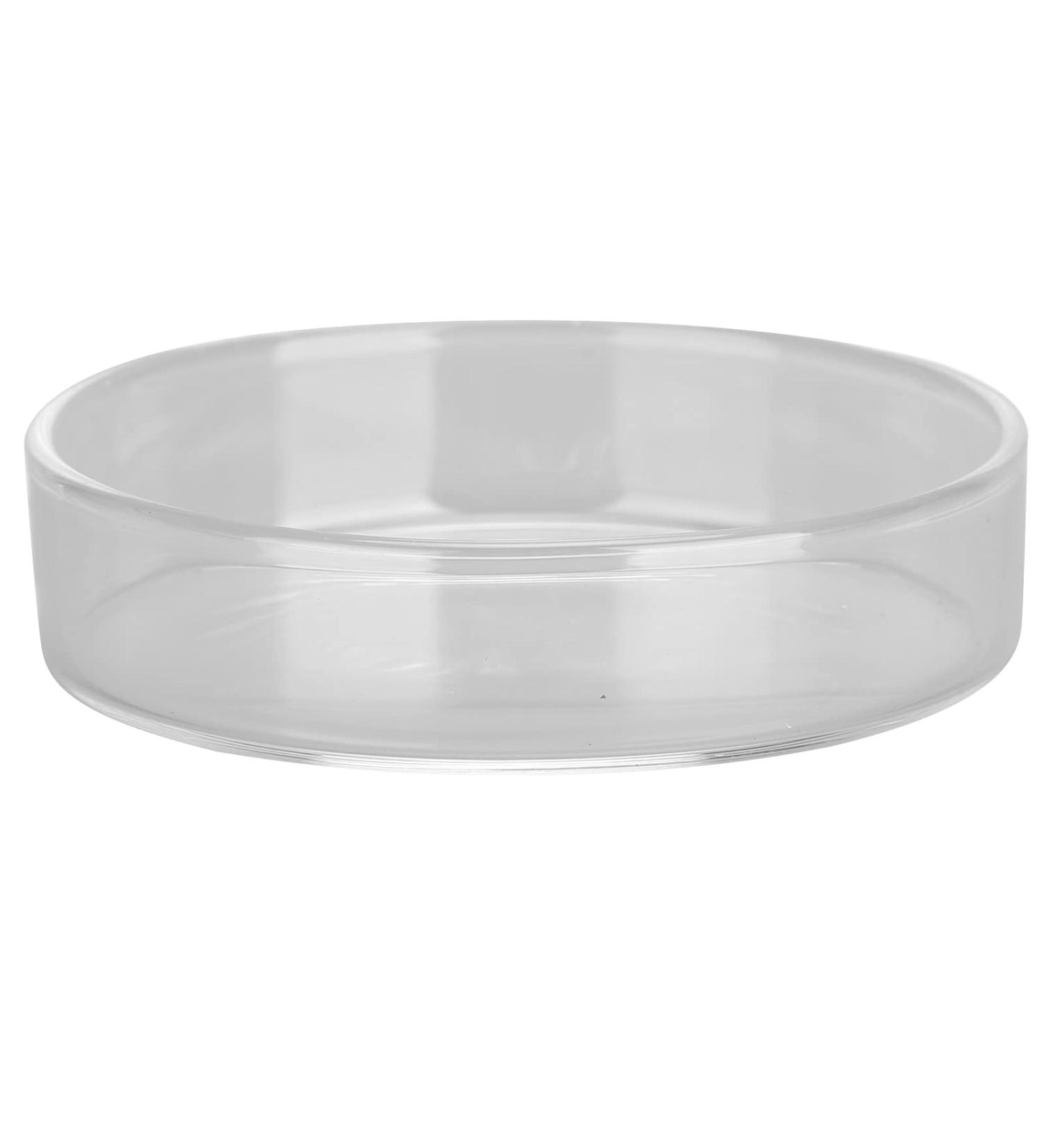 Fragrance Glass Tablet for Essential Oils - Transparent Round Ceramic Oil Warmer & Replacement Shell | Aromatherapy Diffuser for Electric Oil Burners - Buy Online on GoSupps.com