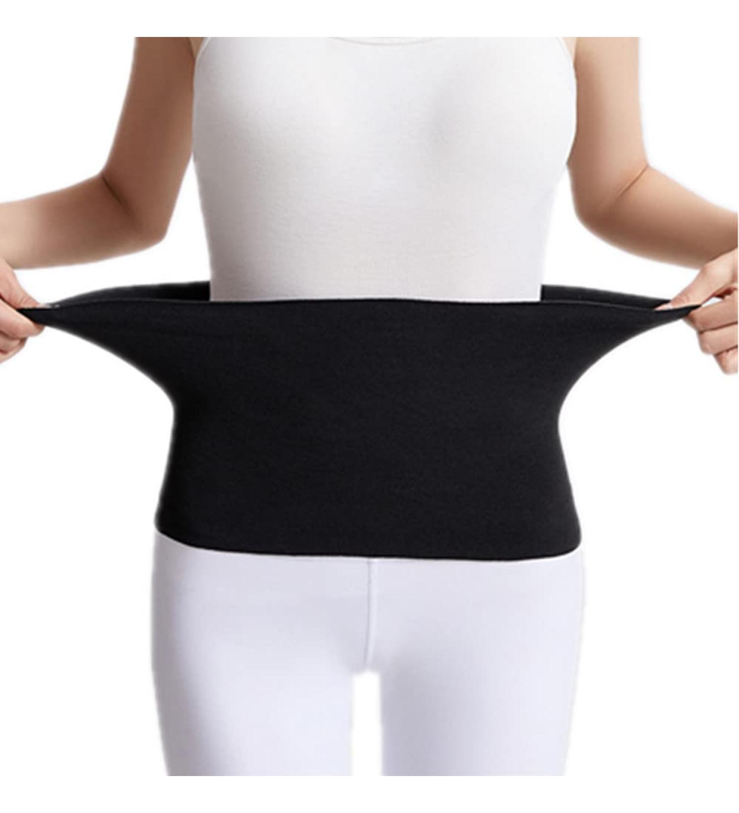 Ibluelover Cashmere Waist Warmer & Abdominal Binder - Lumbar Support & Kidney Protector in Black - International Shipping Available - Buy Online on GoSupps.com