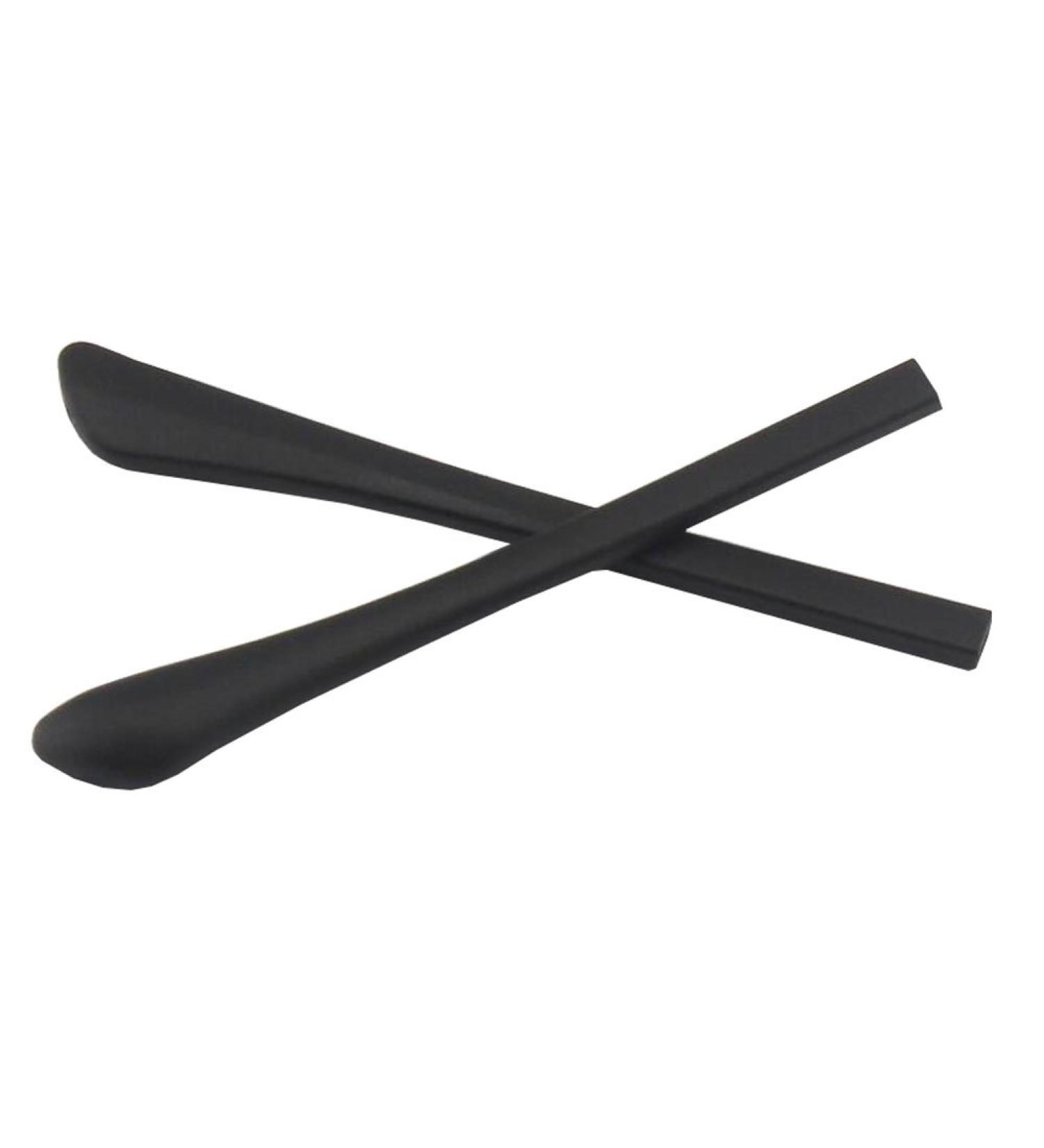 Glasses holder glasses spare bars for glasses brackets non-slip ear hooks black glasses end tips silicone earplugs pipe sleeve soft spare tip for glasses brick made of thin metal
