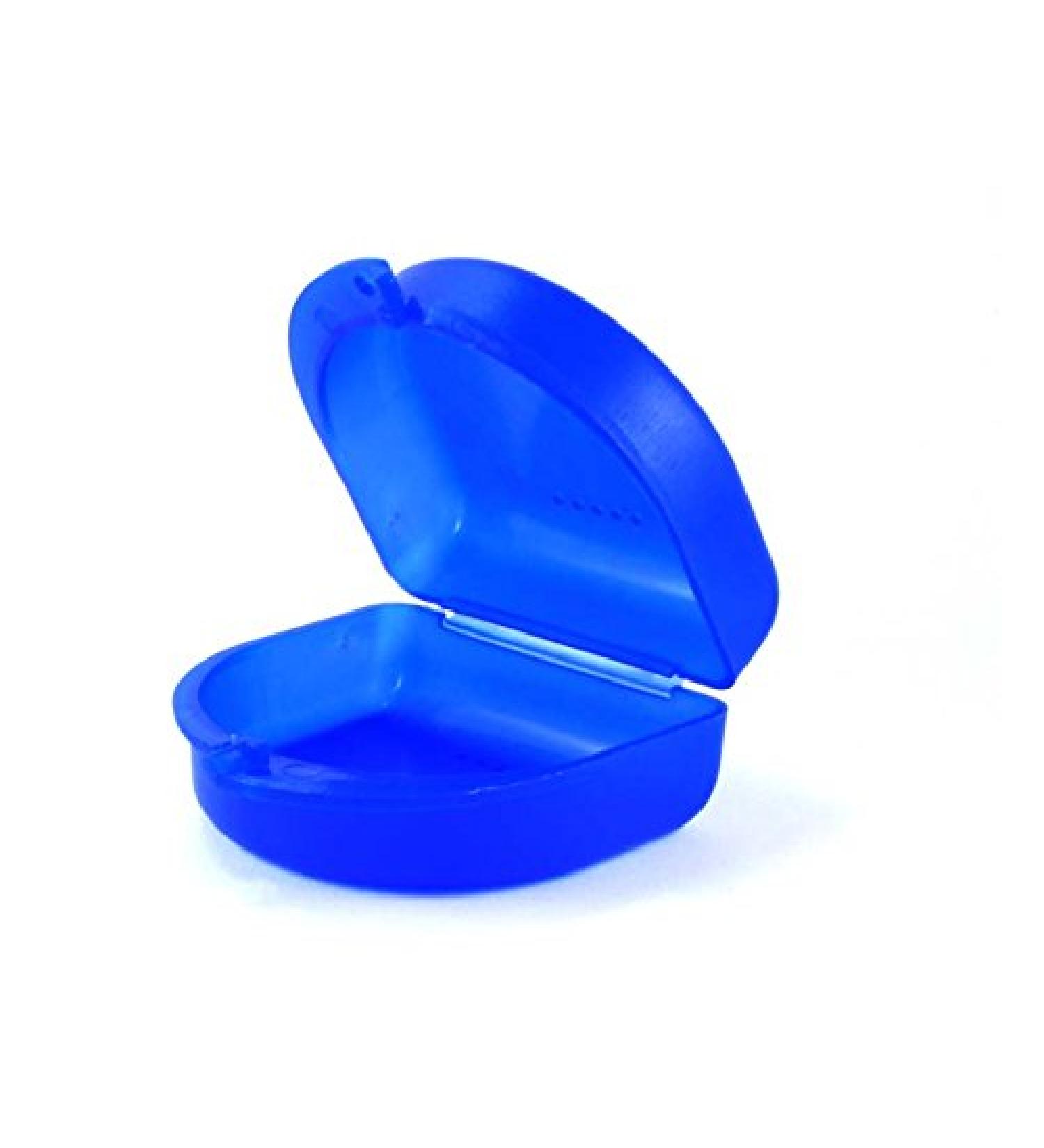 Dr. Bauer's braces box - orthodontic box large 4.1cm (blue)