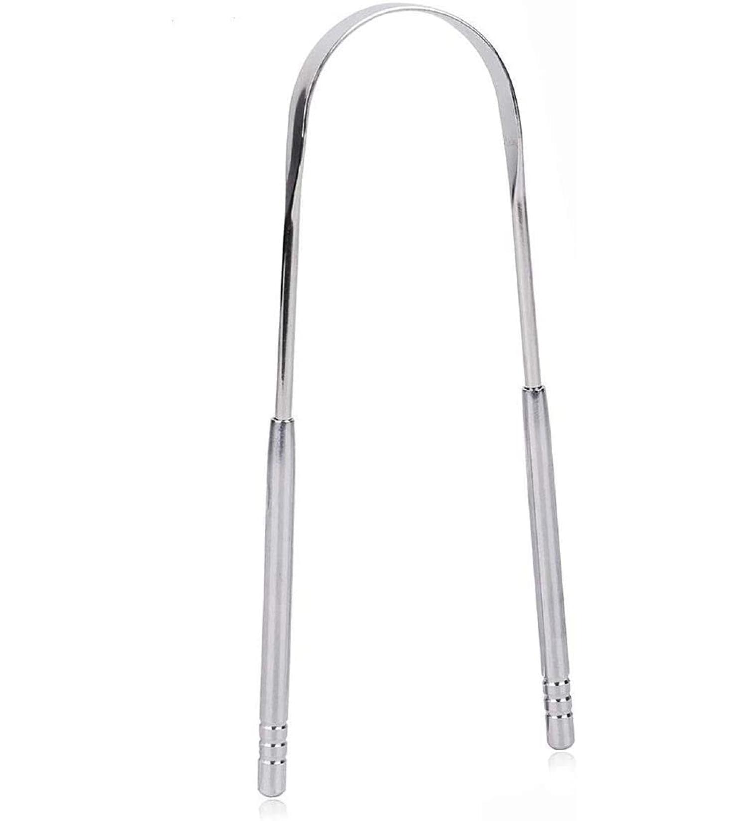 ZUER Tongue Cleaner - Stainless Steel Scraper for Adults | Plaque Removal, Fresh Breath, Hygiene & Taste Sensation - Buy Online on GoSupps.com