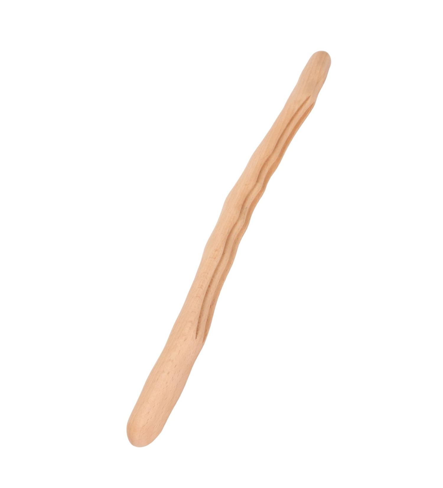 Premium Wooden Guasha Stick - Handheld Massage Tool for Muscle Relaxation & Body Wellness - Buy Online on GoSupps.com