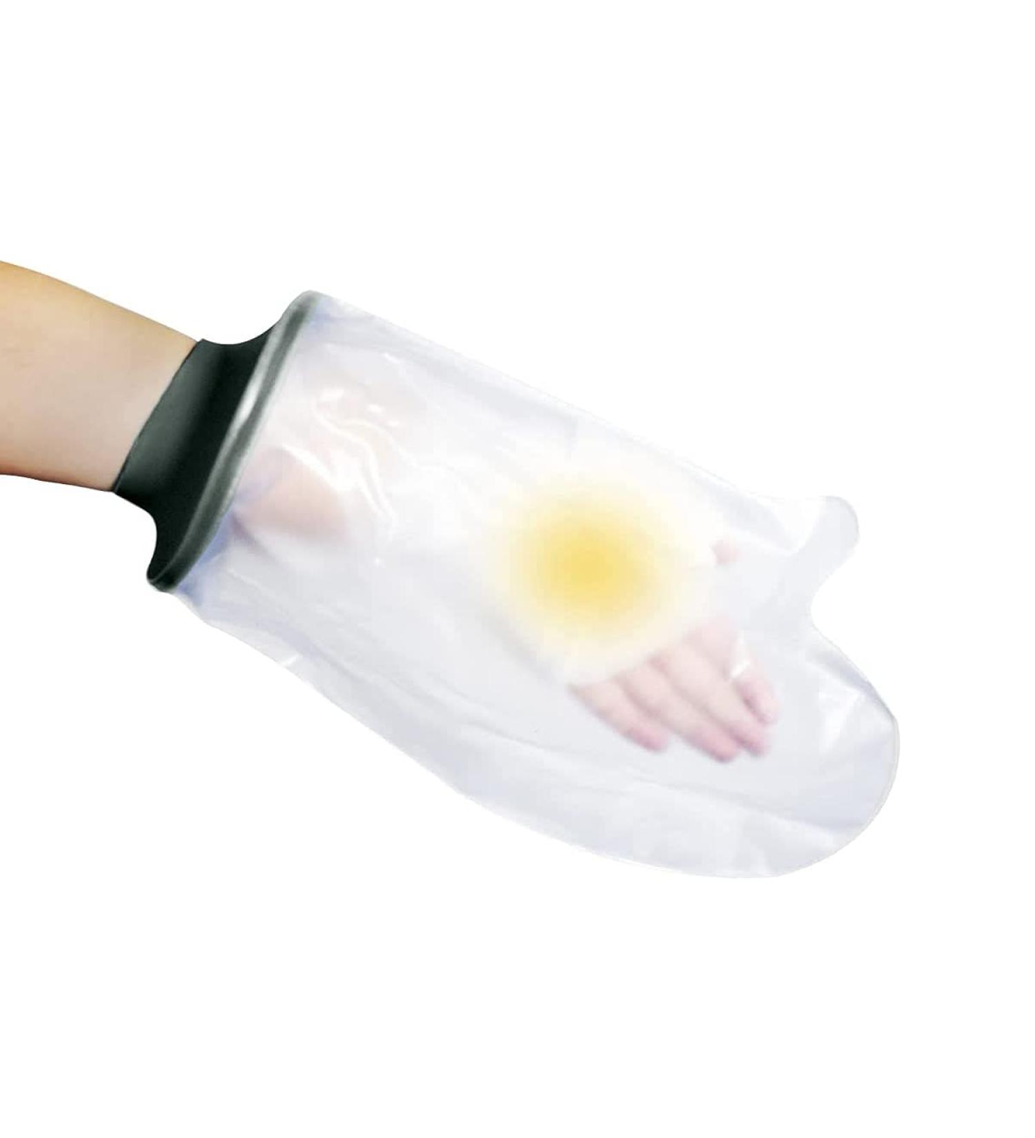 Srutueo Waterproof Cast Cover Adult Hands Cover for Shower Bath Wound Protector for Burnt Hands Fingers Wrists - Buy Online on GoSupps.com