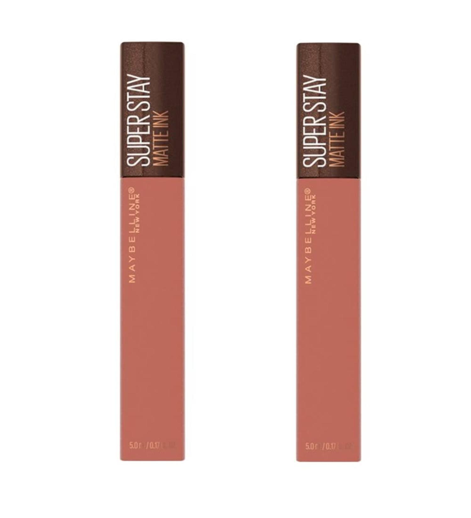 Maybelline New York SuperStay Matte Ink Liquid Lipstick - Pack of 2, Hazelnut Hypnotizer 260 - Buy Online on GoSupps.com