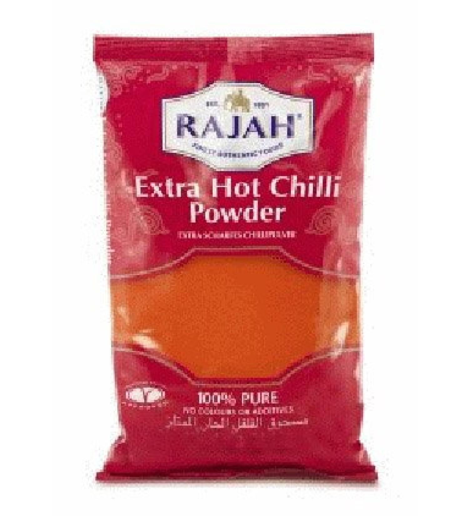 Rajah Rajah Extra Hot Chili Powder 6 x 1 kg