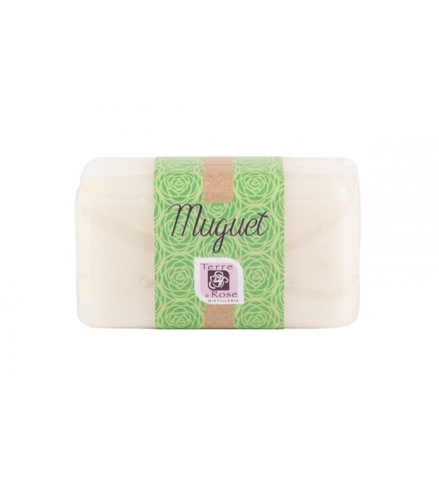  Terre de Rose Lily of the valley soap 150g - French handmade products - made in France - natural cosmetics - 100% vegetable origin - softness and natural - Buy Online on GoSupps.com