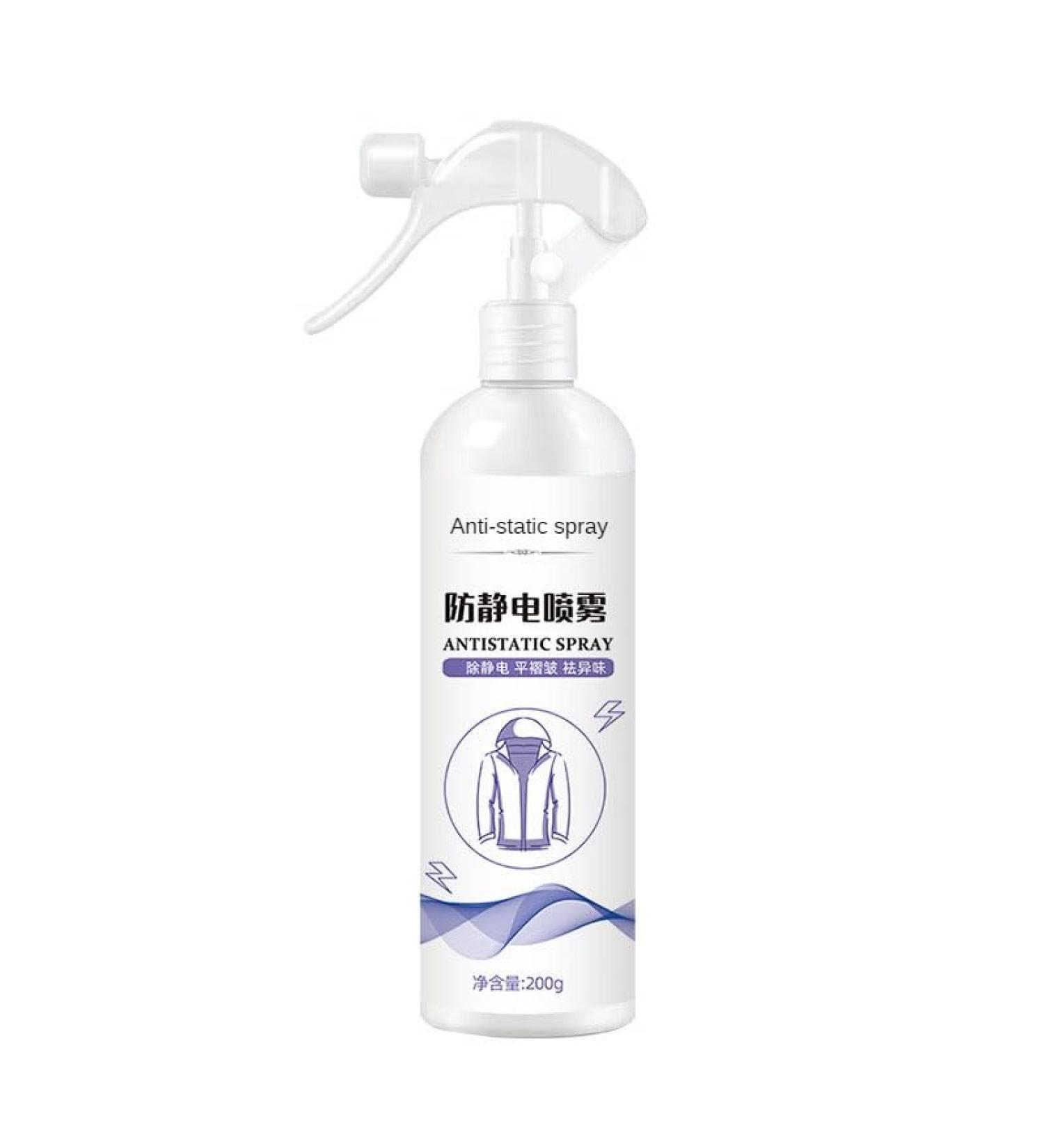 Antistatic Spray Softens Clothes Anti-Wrinkle and Anti-Static Professional Static Removal and Protection for Clothes - Buy Online on GoSupps.com