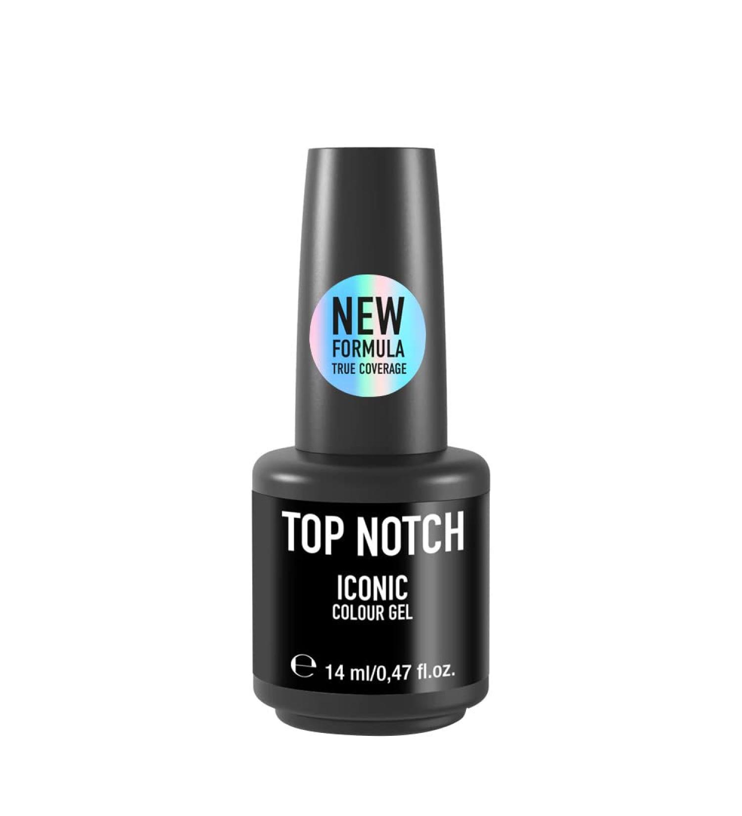 Mesauda Top Notch Iconic 230 Obsidian 14ml - semi-permanent nail polish