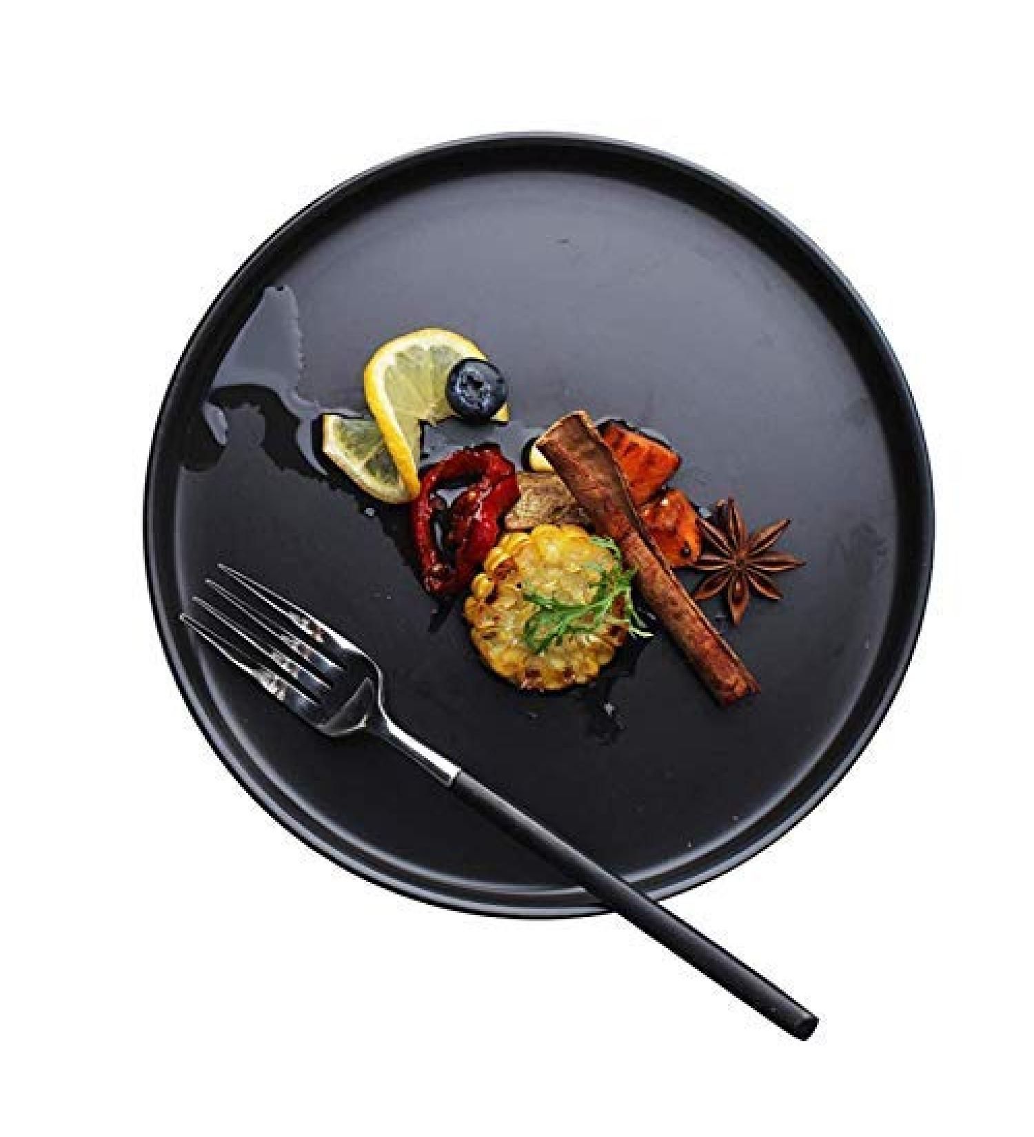SHAOHUASC Western-Style Yahei Salad Plate Restaurant Commercial Steak Plate Hotel Swing Plate Home Dish deep Dish - Buy Online on GoSupps.com