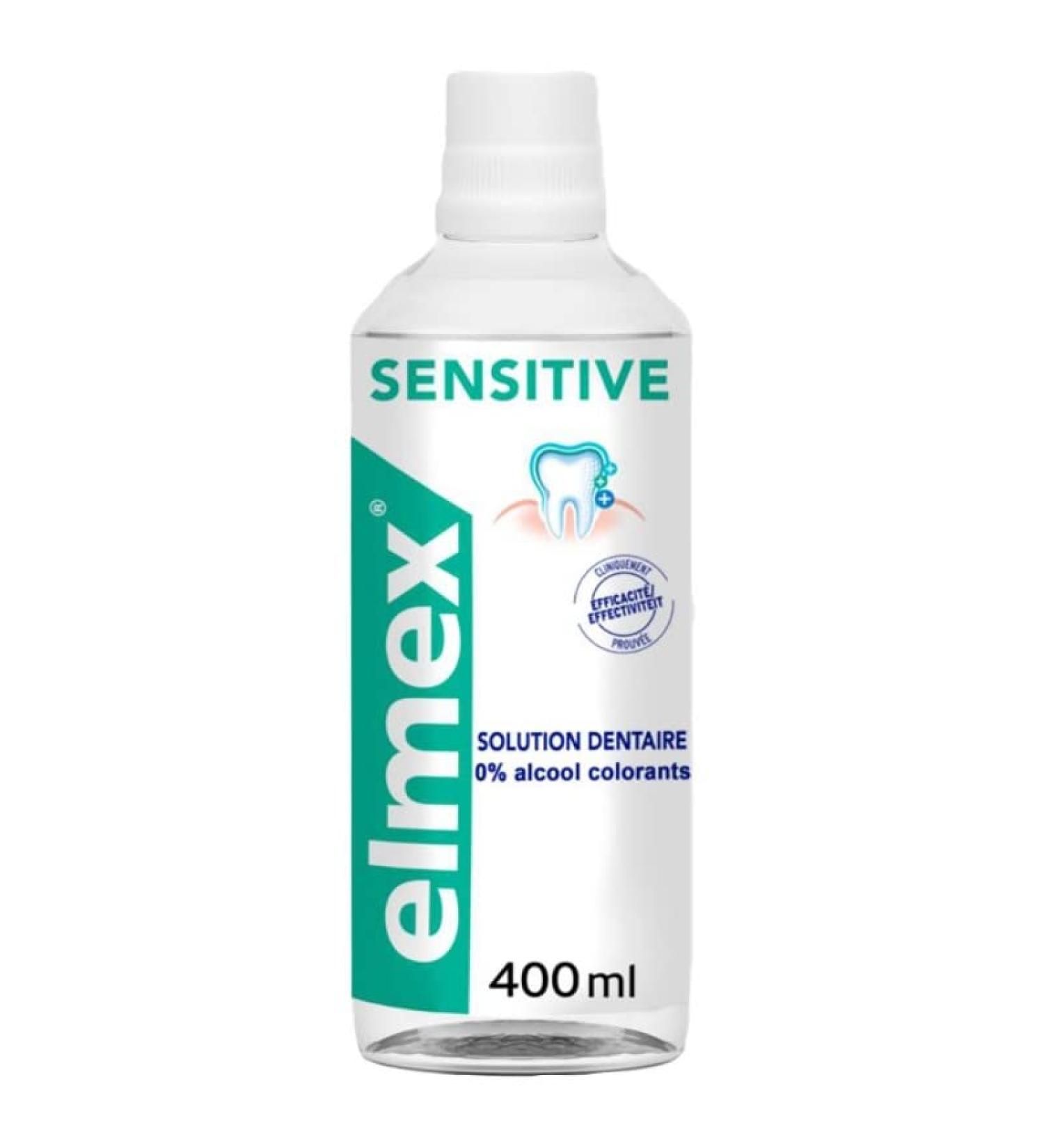 ELMEX - Sensitive Mouthwash 400Ml - Pack of 3 - Sold in Packs - Buy Online on GoSupps.com