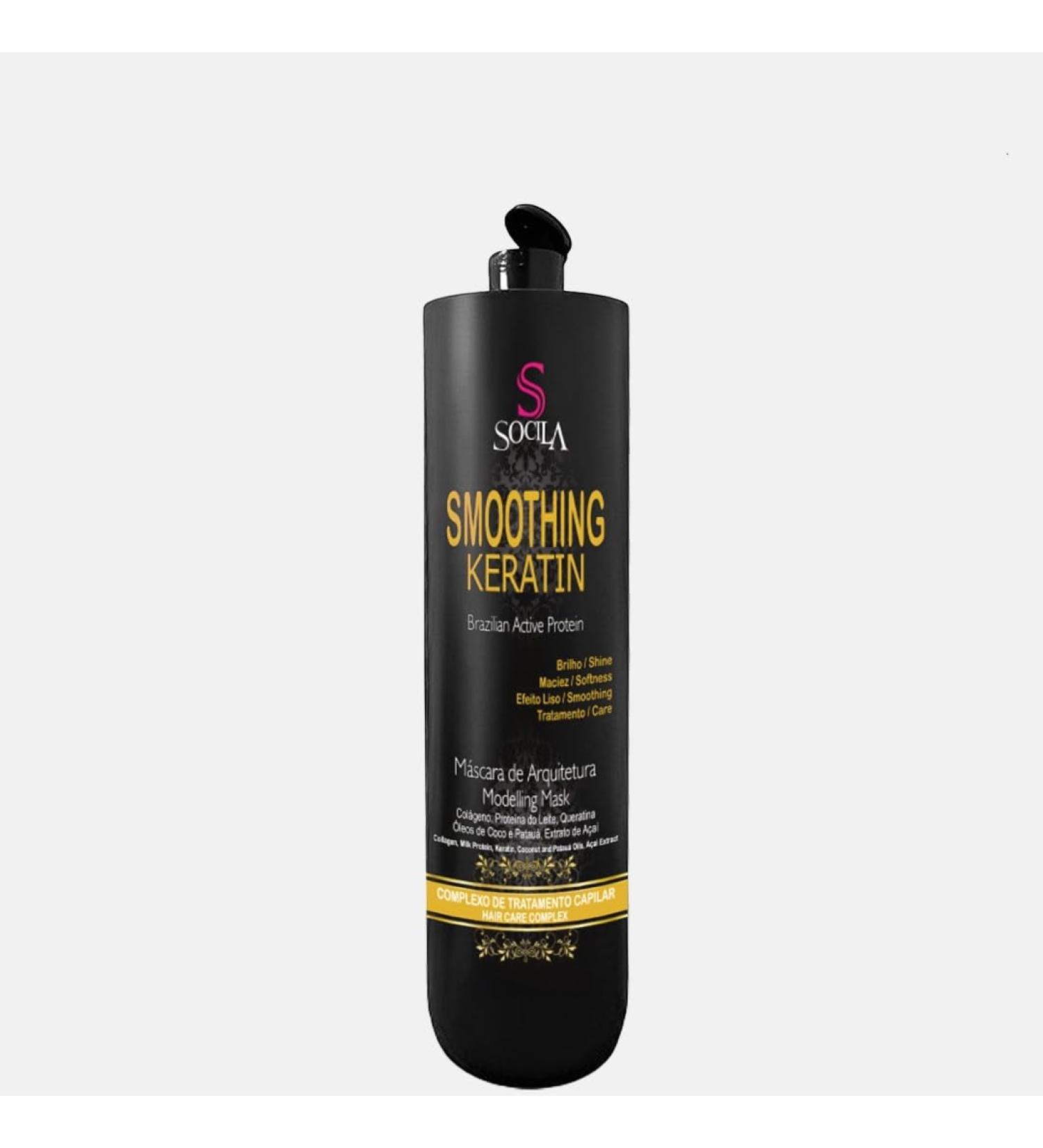 Buy Socila Organic Brazilian Keratin Smoothing Treatment - Shine & Smooth All Hair Types 4.05fl oz/120ml - International Shipping Available - Buy Online on GoSupps.com