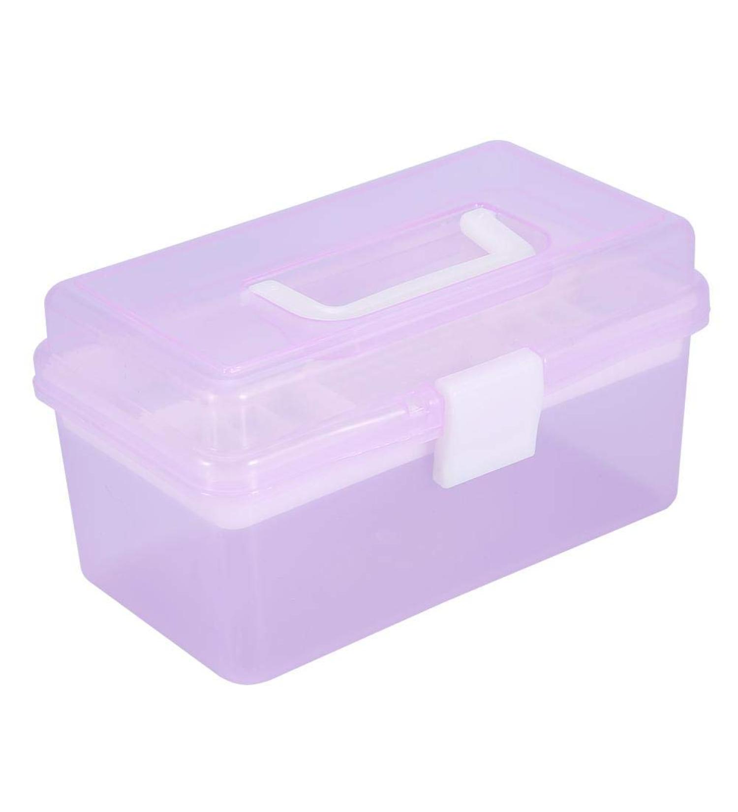 Nail Storage Box - 3 Types Multifunctional Makeup Tools Container for Beauty Salon & Home | Nail Art Manicure Organizer - Buy Online on GoSupps.com