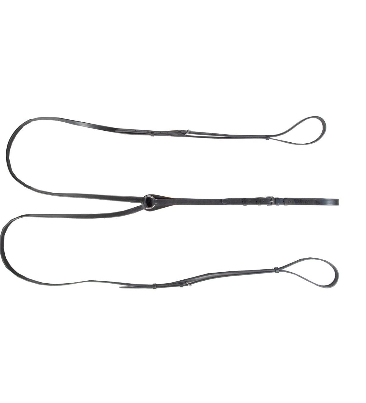 Buy HKM Triangle Reins with Stainless Steel Fittings - Black L | International Shipping Available - Buy Online on GoSupps.com