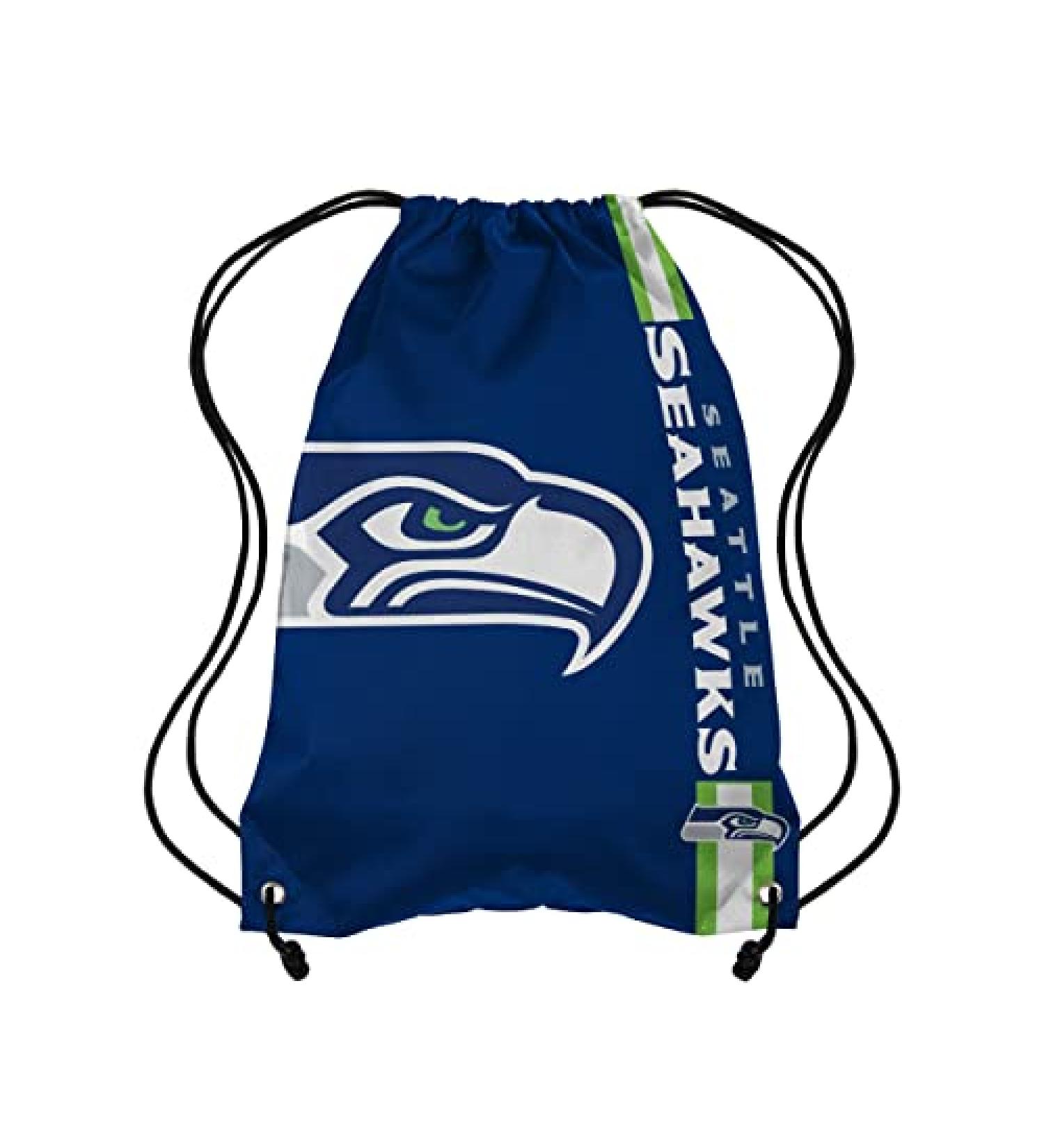 Seattle Seahawks NFL Big Logo Drawstring Backpack