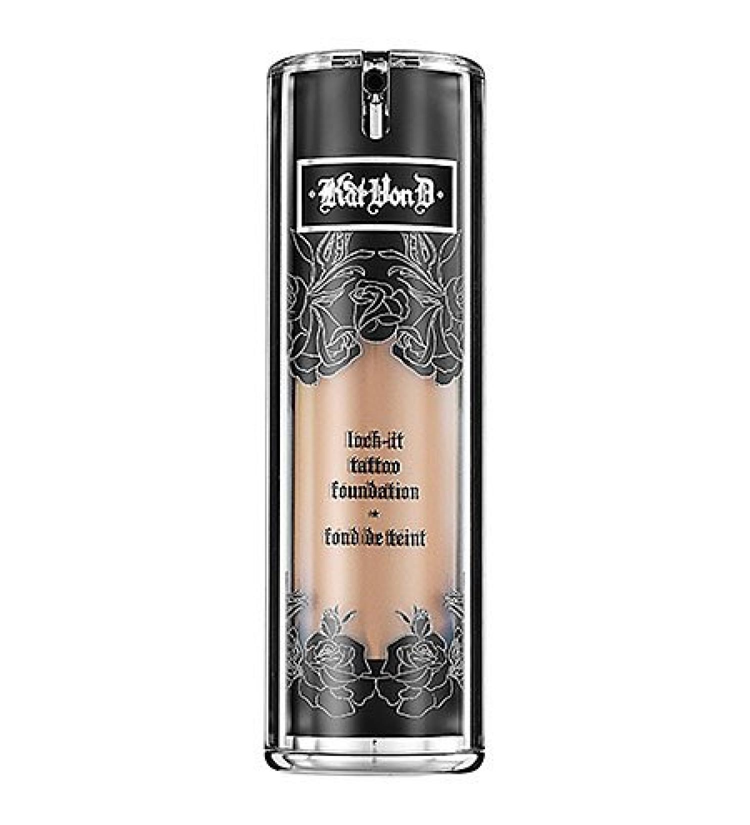 Kat Von D Lock-It Tattoo Foundation Medium 62 net wt. 10 fl. oz.