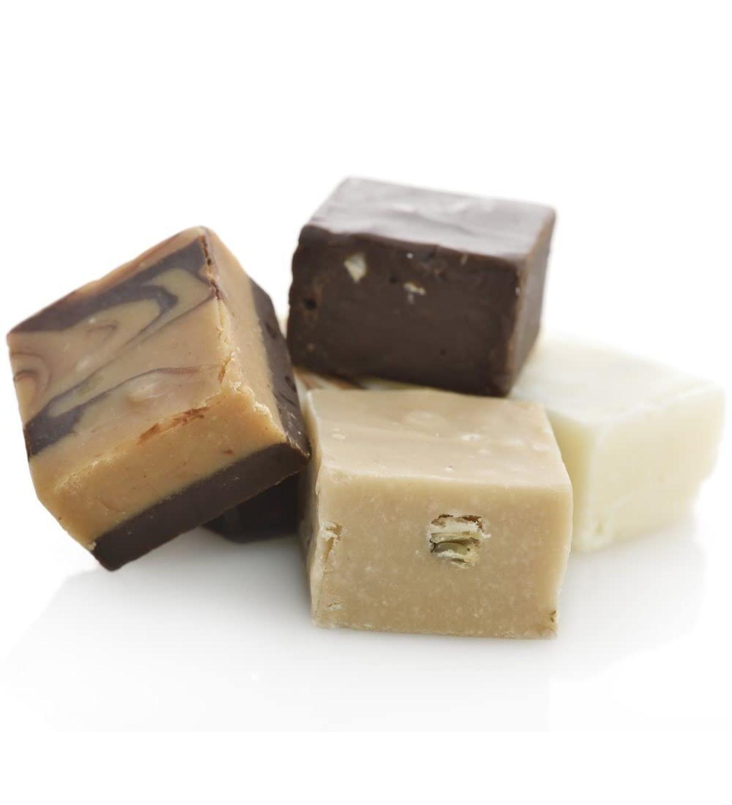 Milkylicious Old Fashioned Handmade Smooth Creamy Fudge - English Milk Chocolate Toffee Crunch (1/4 Pound) | Kettle Cooked & Individually Wrapped in USA in Small Batches for a Rich Delicious Taste