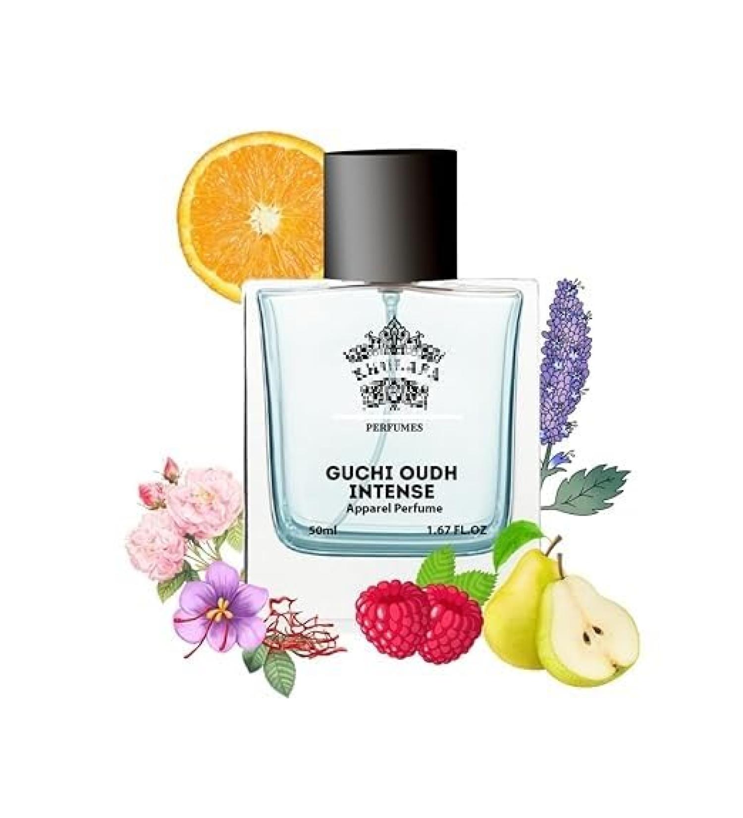 EMS Guchi Oudh Intense Perfume For Men | Woody Aromatic Fragrances | Long Lasting Mens Perfume | Fragrance Sutaible for Any Occasion | Gift For Him 50ml 1.7fz ol - Buy Online on GoSupps.com