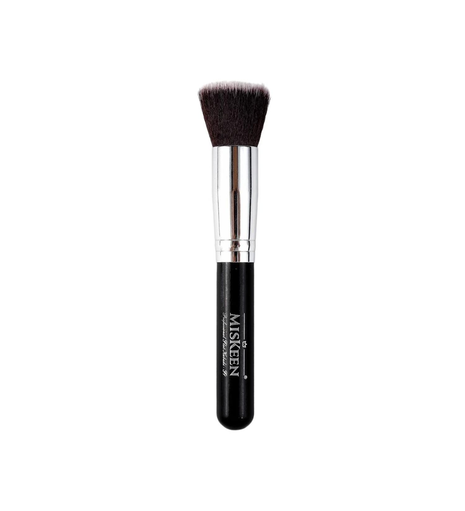 Kabuki Brush Flat Foundation Brush By MISKEEN Premium Quality Makeup Face Brush For Liquid Powder And Cream Perfect For Blending And Buffing Cosmetics Liquid Brush - Buy Online on GoSupps.com