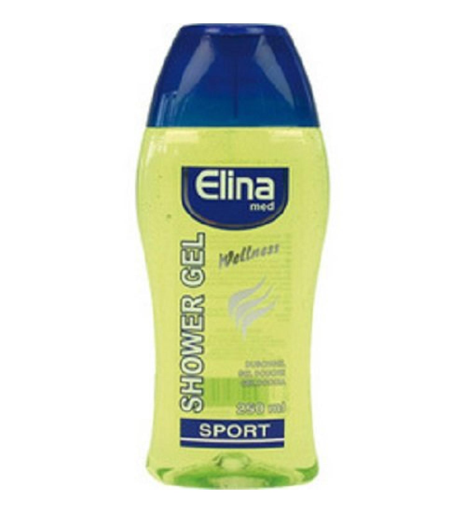 Unbekannt Elina Wellness Sport shower gel pack of 6 x 250 ml)