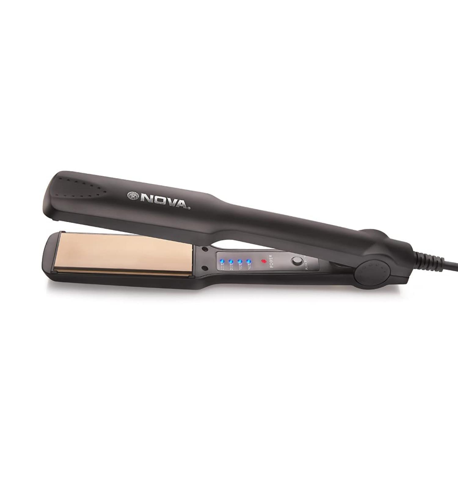 Buy Nova NHS 860 Hair Straightener (Black) - Medium | International Shipping Available - Buy Online on GoSupps.com