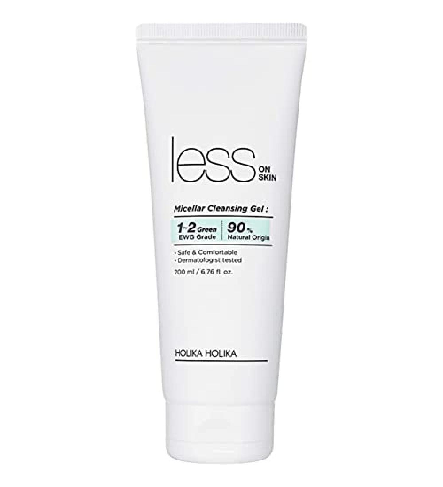 Holika Holika Less On Skin Micellar Cleansing Gel 6.76 Ounce