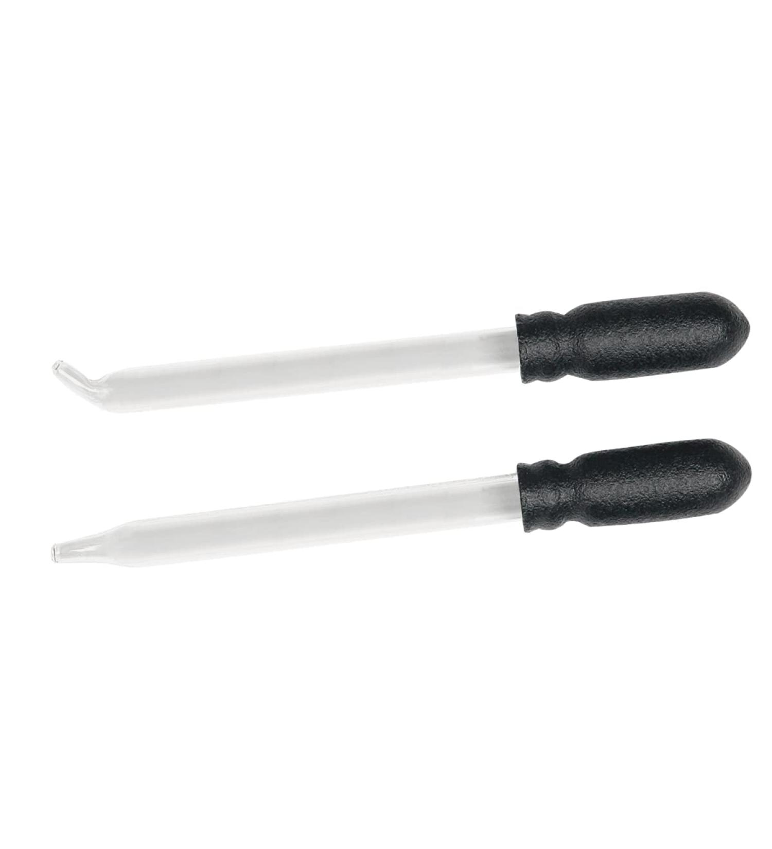 EZY DOSE Flents Straight & Bent Tip Medicine Droppers - Transparent & Black (2 Count) - Buy Online on GoSupps.com