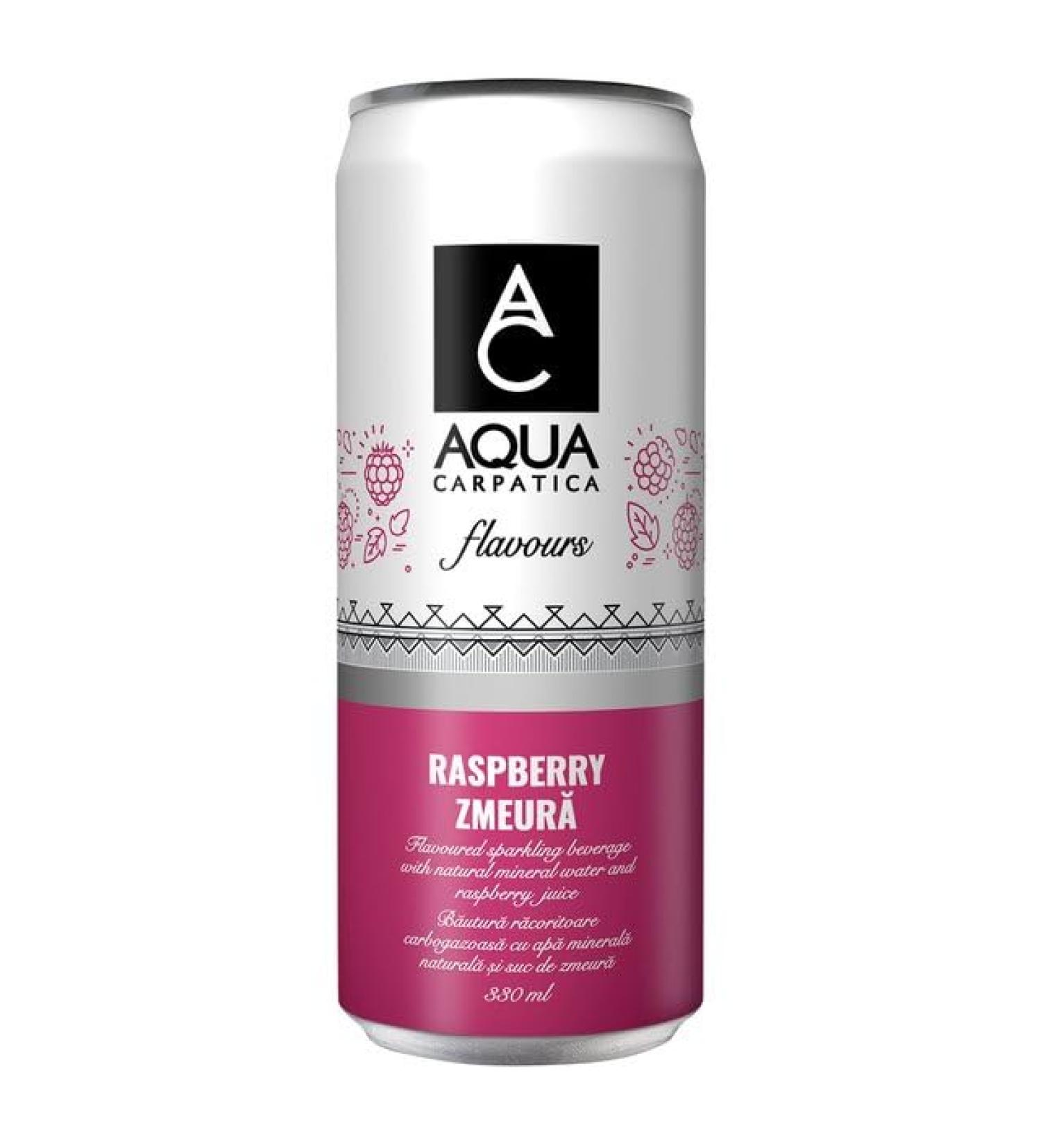 Sparkling Low Sodium Flavoured Water Cans 24 x 330ml (Raspberry)