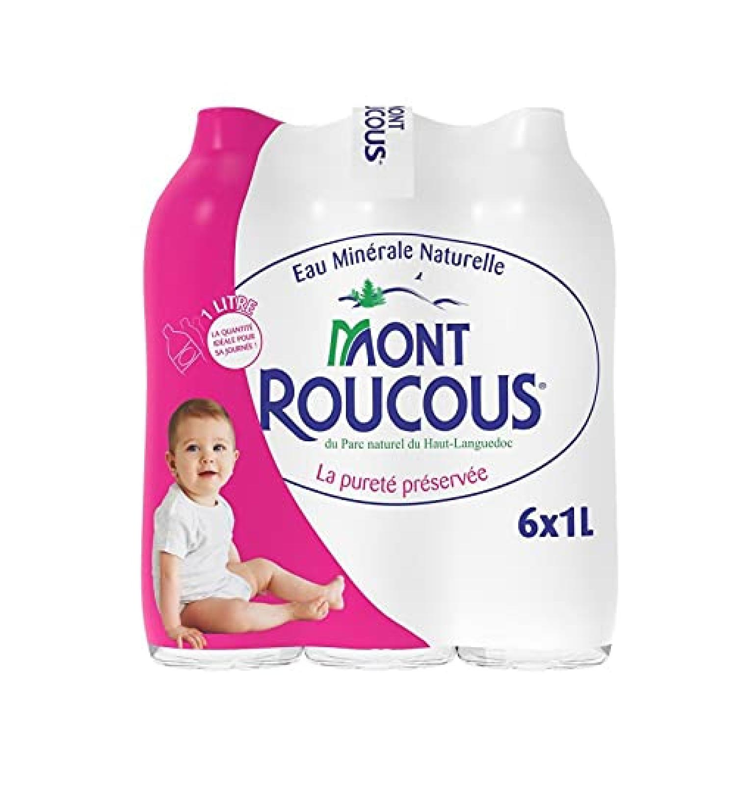 Mont Roucous Mineral Water 6 x 1 L Unit - Buy Online on GoSupps.com