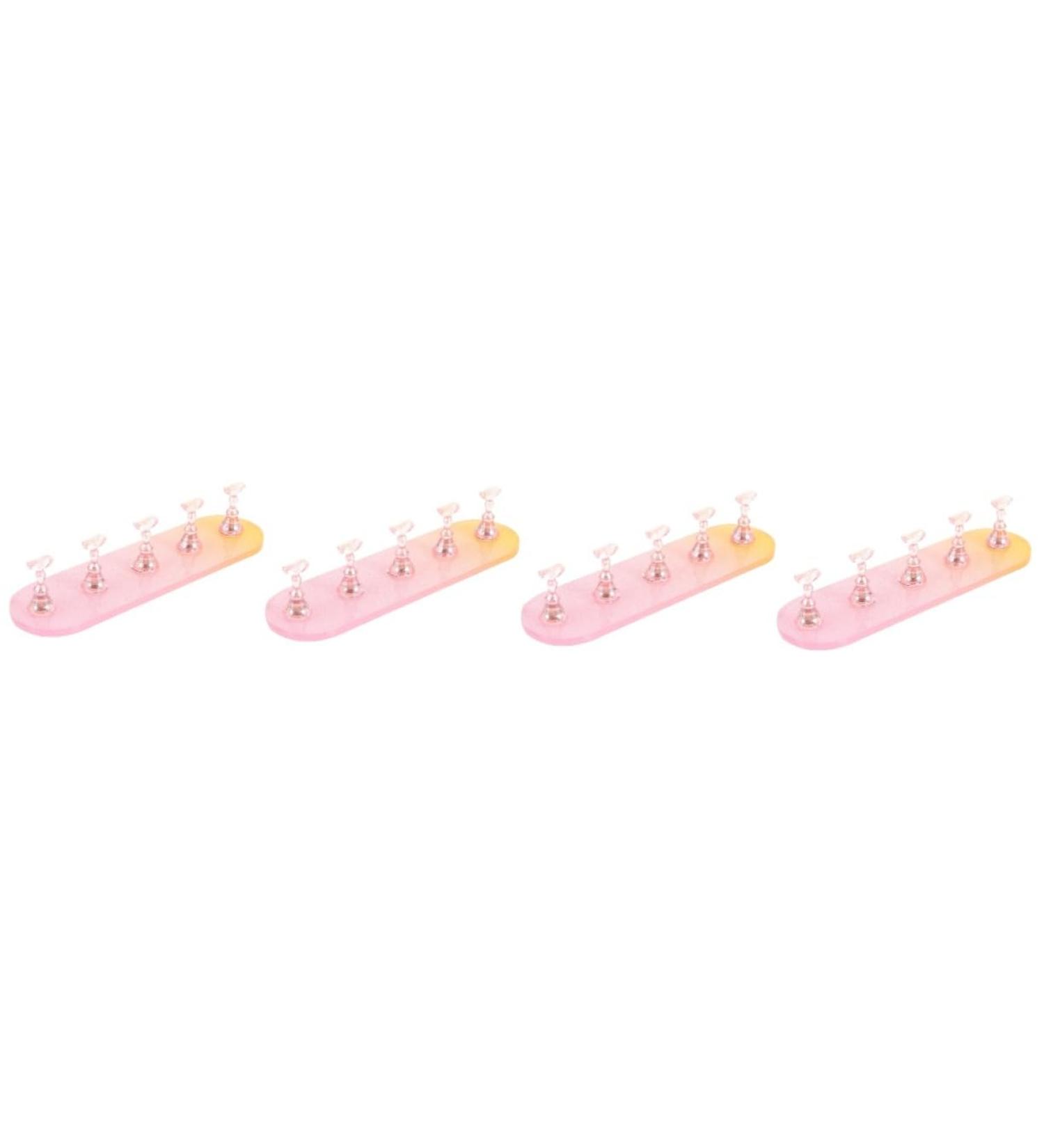 FRCOLOR 4 Sets Nail Practice Holder Nail Art Manicure Practice Nail Stands Diy Display Stands for False Nail Tip Nail Decoration Creative Nail Display Plastic Fixture Cosmetic - Buy Online on GoSupps.com