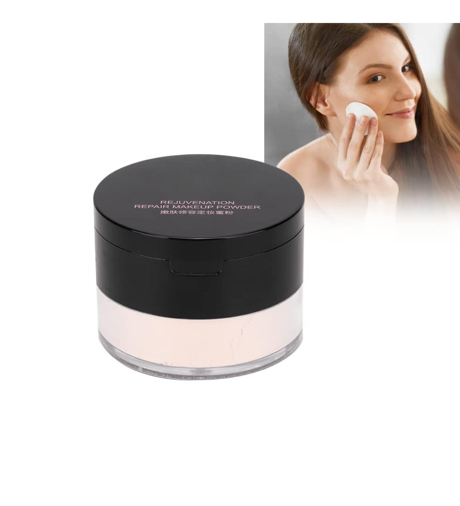 Soft Mat Loose Powder - Transparent Fixing Powder for Matte Finish Oil Control & Moisturizing Makeup (02# Ivory White) - International Shipping Available - Buy Online on GoSupps.com