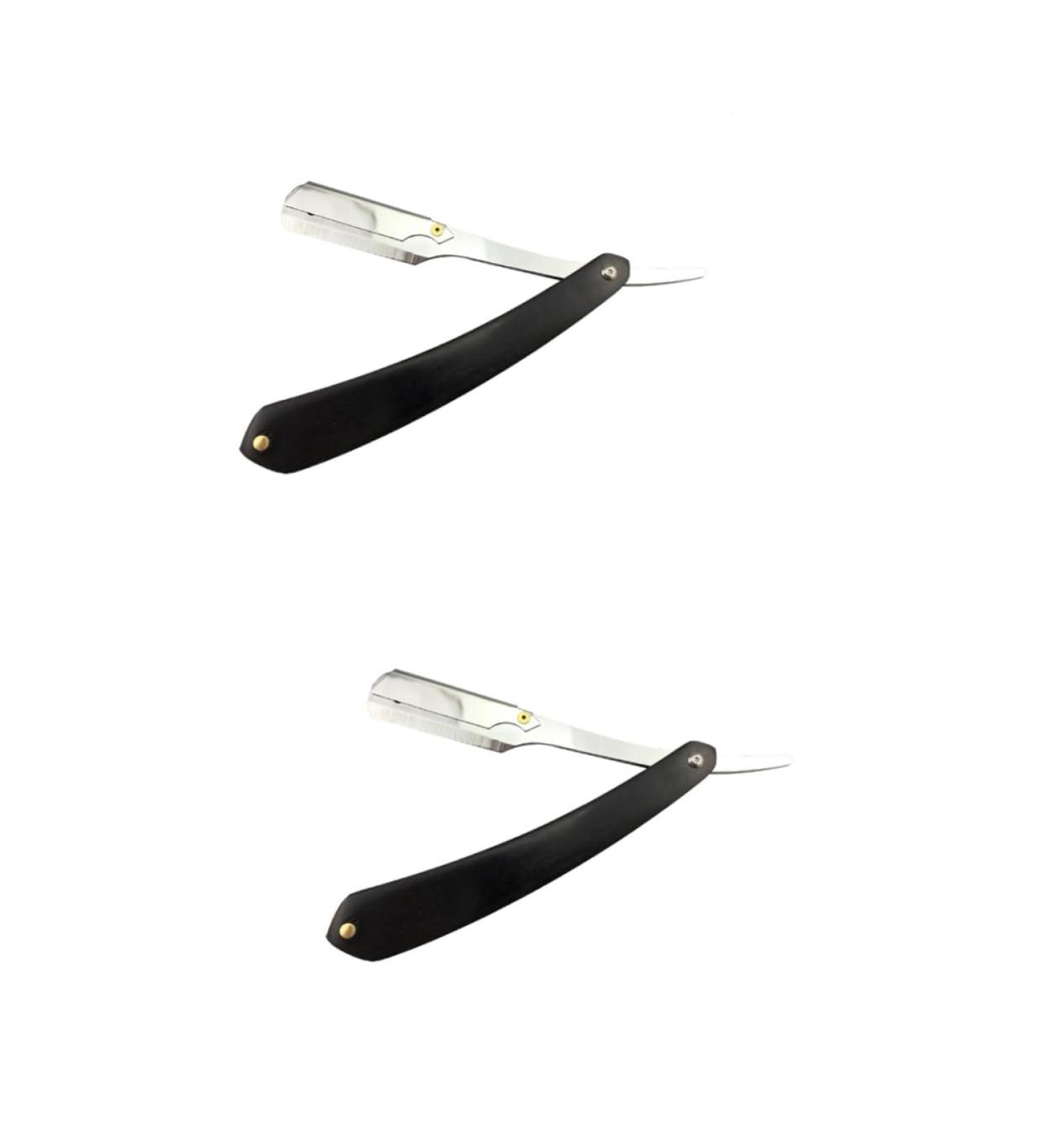 Beavorty Vintage Metal Razor Knife - 2-Pack Safe Hand Razor for Eyebrows & Shaving | International Shipping - Buy Online on GoSupps.com