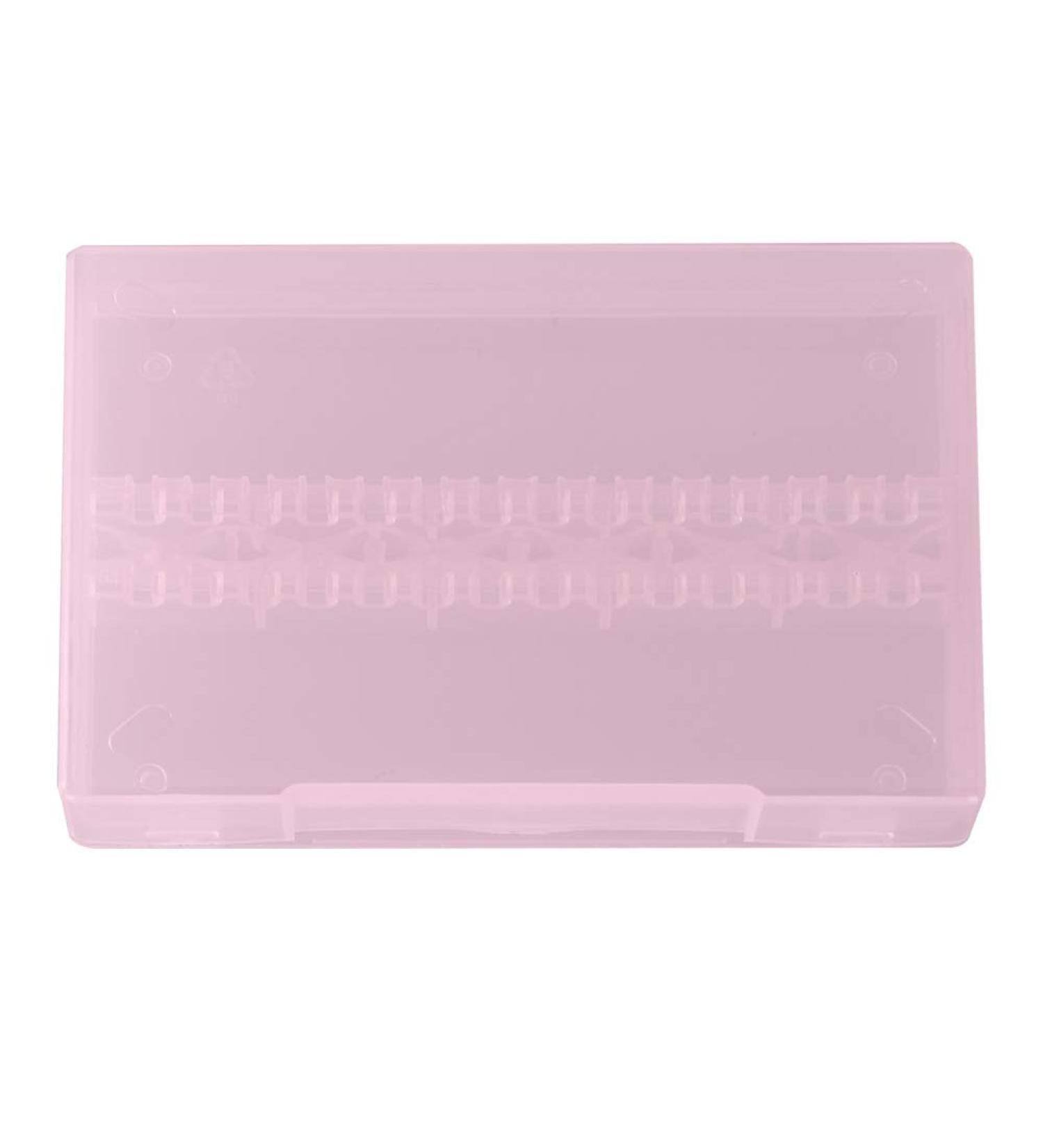 Nail Art Drill Storage Box - 14 Grid Organizer Case for Manicure Tools | International Shipping Available - Buy Online on GoSupps.com