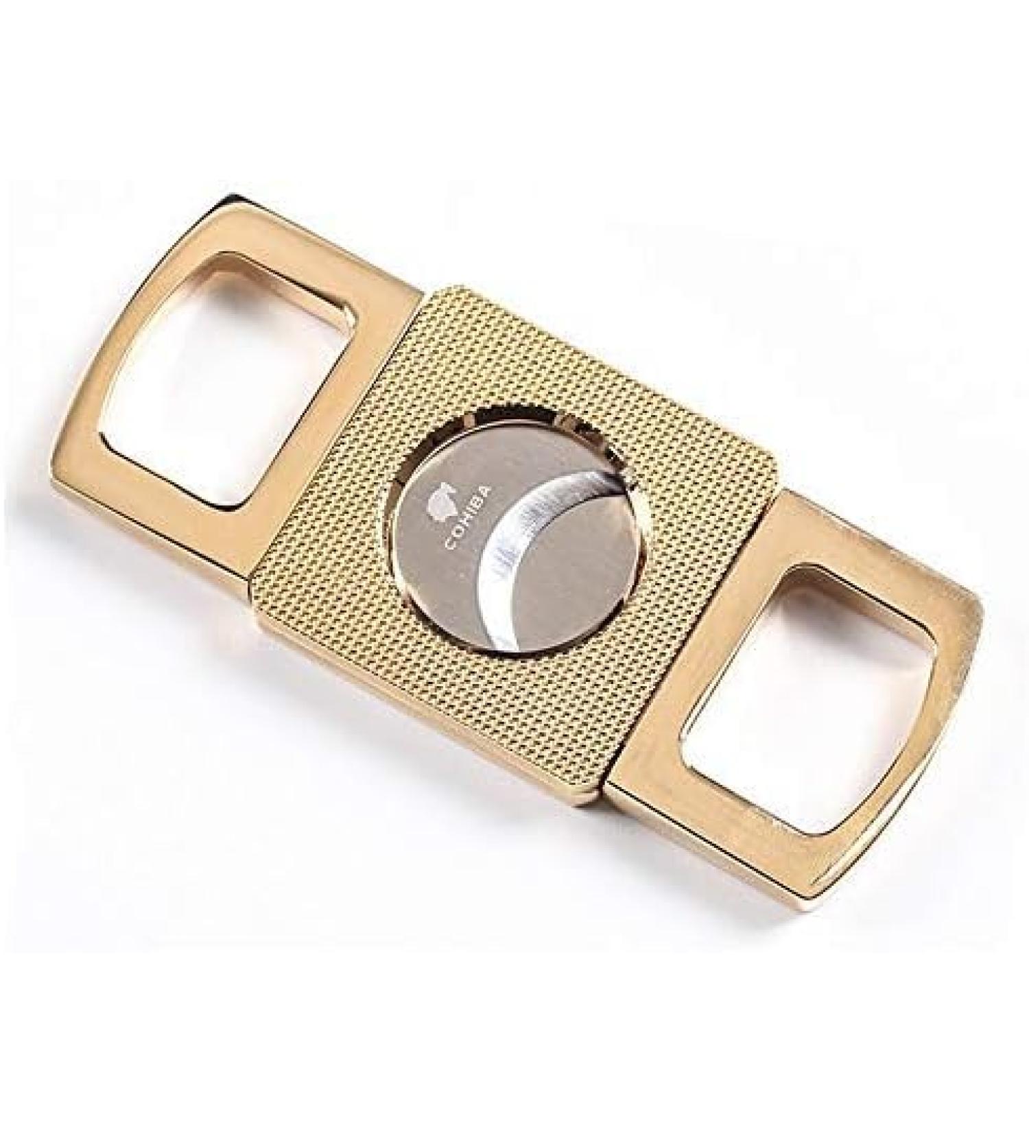 Portable Guillotine Cigar Cutter Scissors Elegant Stainless Steel Blade Cigar Accessories with Gift Box Picturesque234 - Buy Online on GoSupps.com