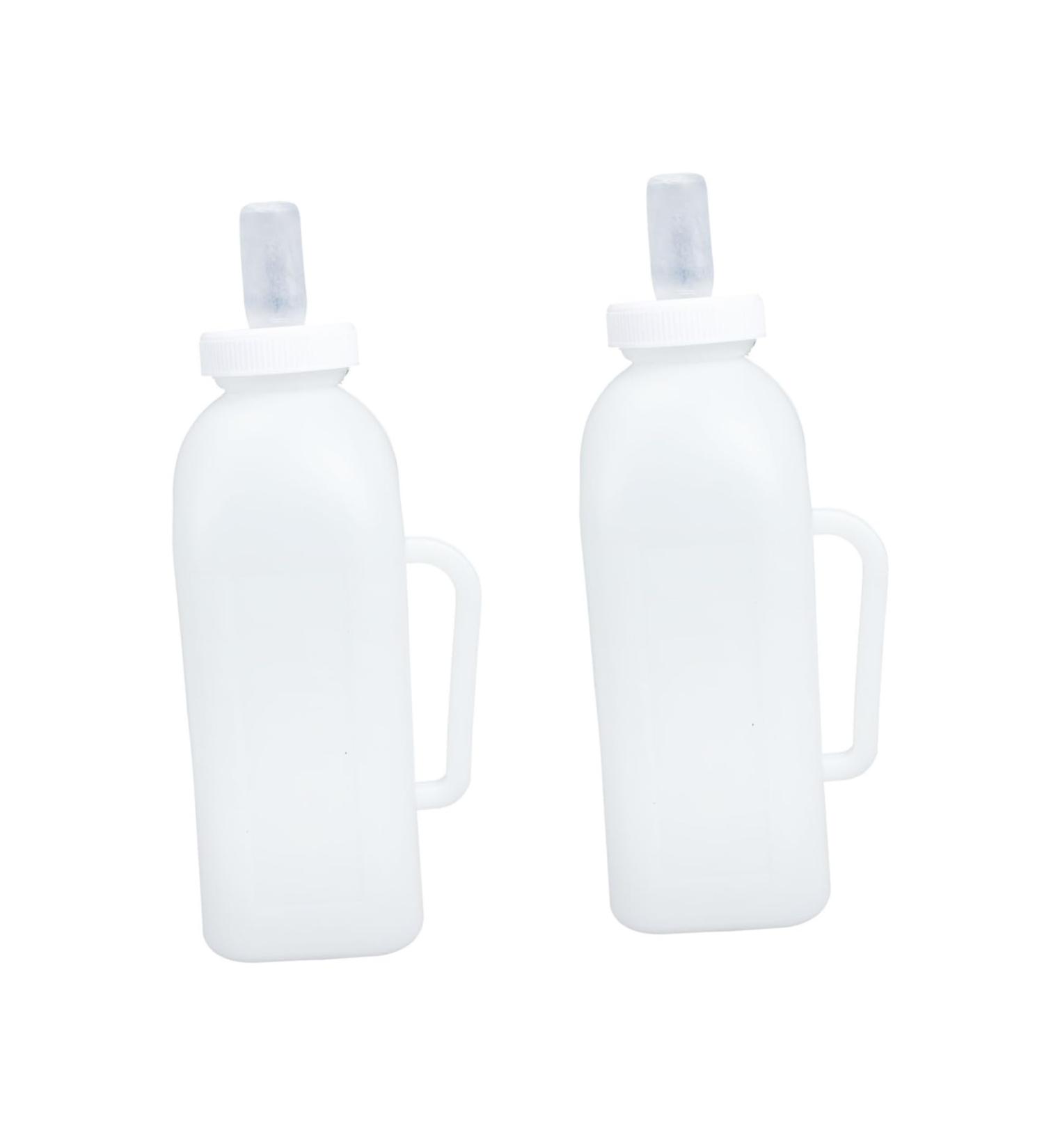 4 Pcs Calf Bottle Calf Milk Feeder Small Milk Bottle Goat Milk Bottle Poultry Baby 35x14cmx2pcs Assorted Colorx2pcs - Buy Online on GoSupps.com