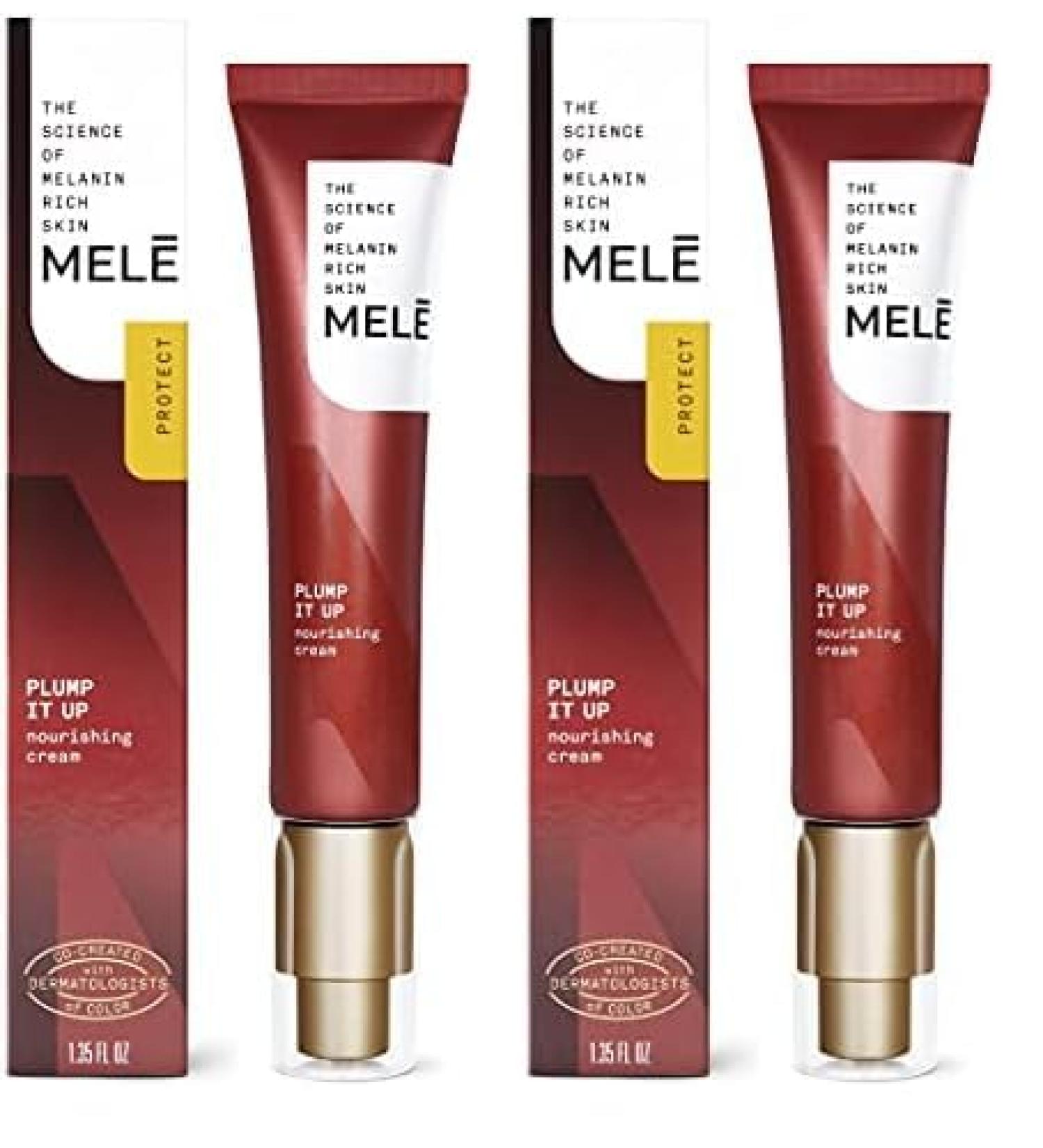 MELE Nourishing Cream for Dry Skin - Hydrate with Niacinamide & Vitamin B | 1.35 oz (Pack of 2) | International Shipping Available - Buy Online on GoSupps.com