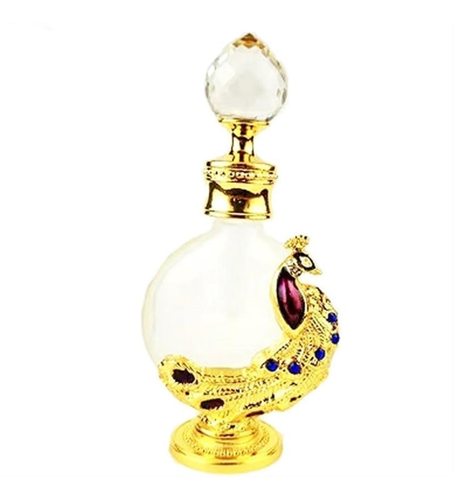 Perfume Bottle Empty Frosted Glass Essential Oil Bottle Refillable Empty Jewelry Decoration Crystal Bottle (Size : Red Little Peacock) - Buy Online on GoSupps.com