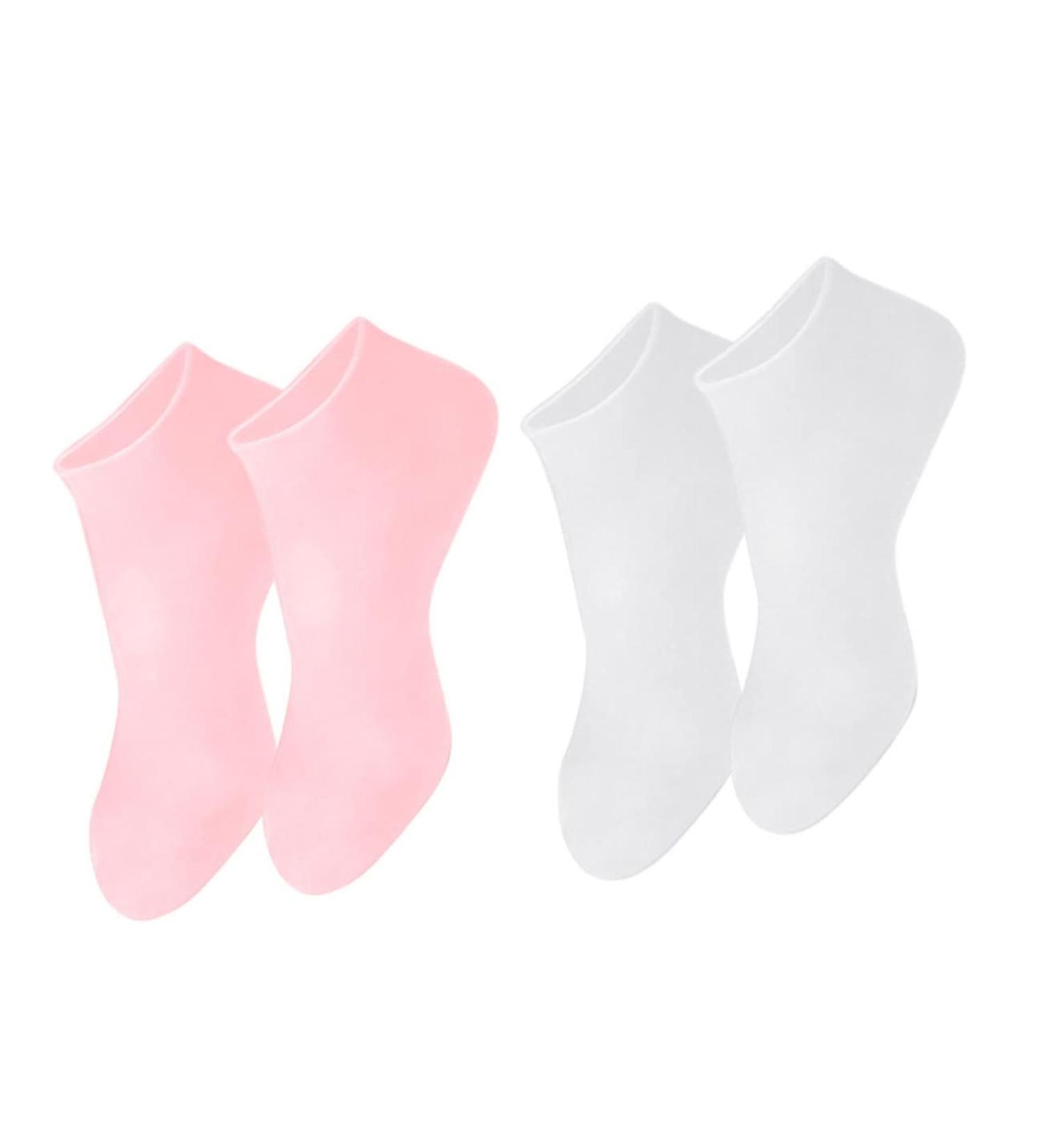 POPETPOP 2 Pairs Exfoliating Moisturizing Socks Foot Cracked Pedicure Cosmetic Moisturizing Socks Lotion Features Socks for Women Spa Socks Girl Repair Socks Skin Sebs - Buy Online on GoSupps.com