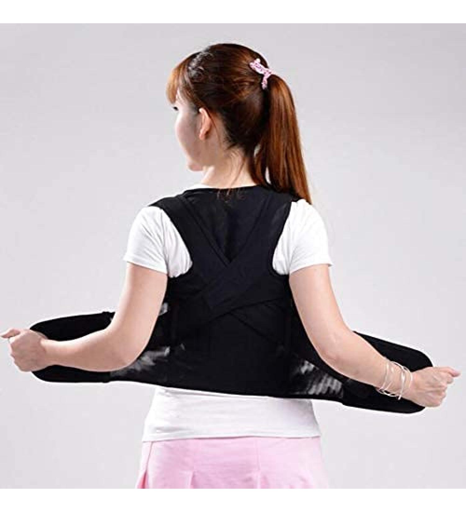 Posture Corrector Adjustable Back Posture Corrector Upper Back Brace Shoulder Clavicle Support Belt Posture Correction Men Women Back Brace (Slimming Black S) Better life Black 3XL - Buy Online on GoSupps.com