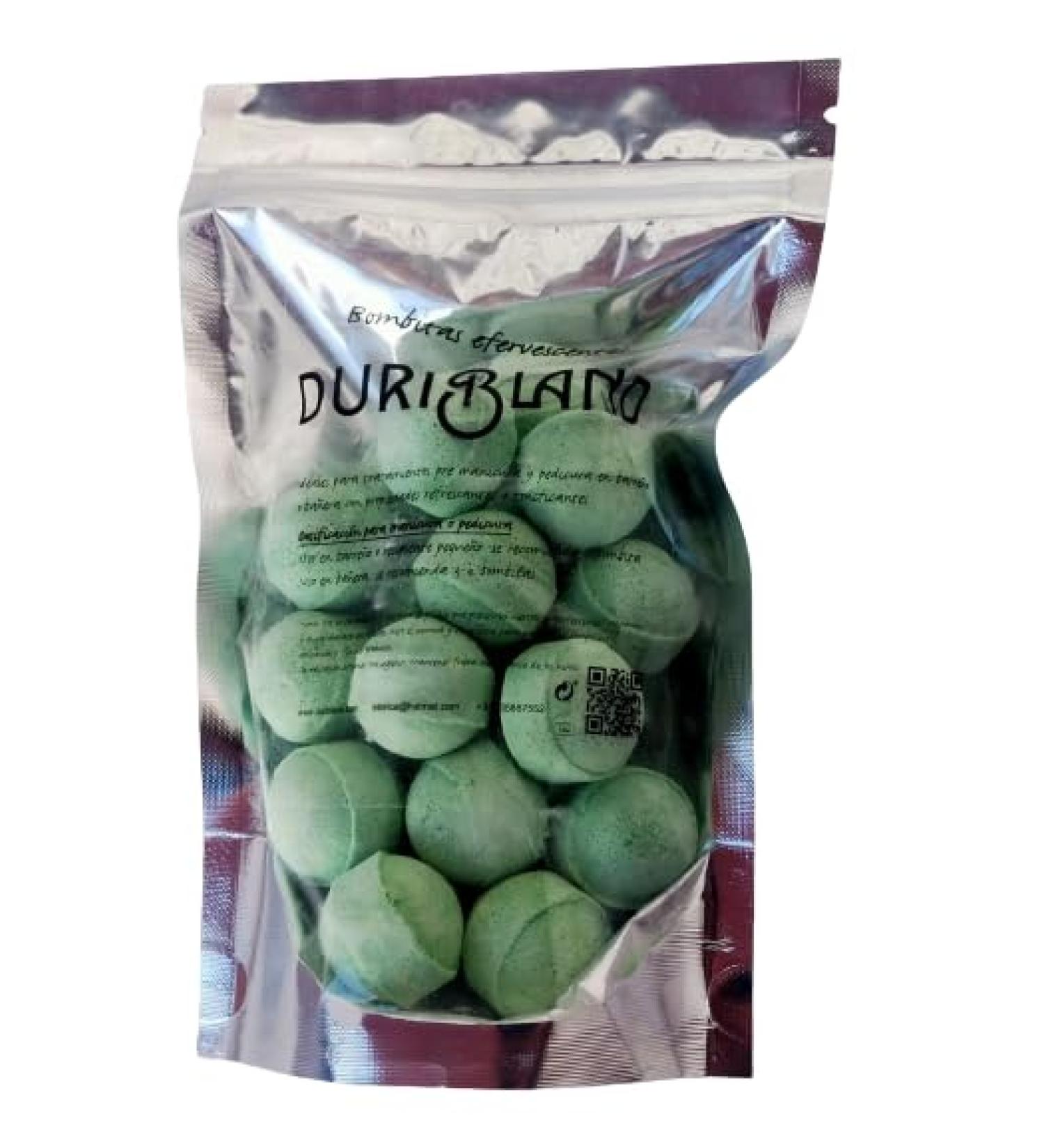 DURIBLAND JASMINE FERVESCENT POMBITES 200g. For hand and foot baths. Antioxidant antiseptic purifying refreshing and toning properties.