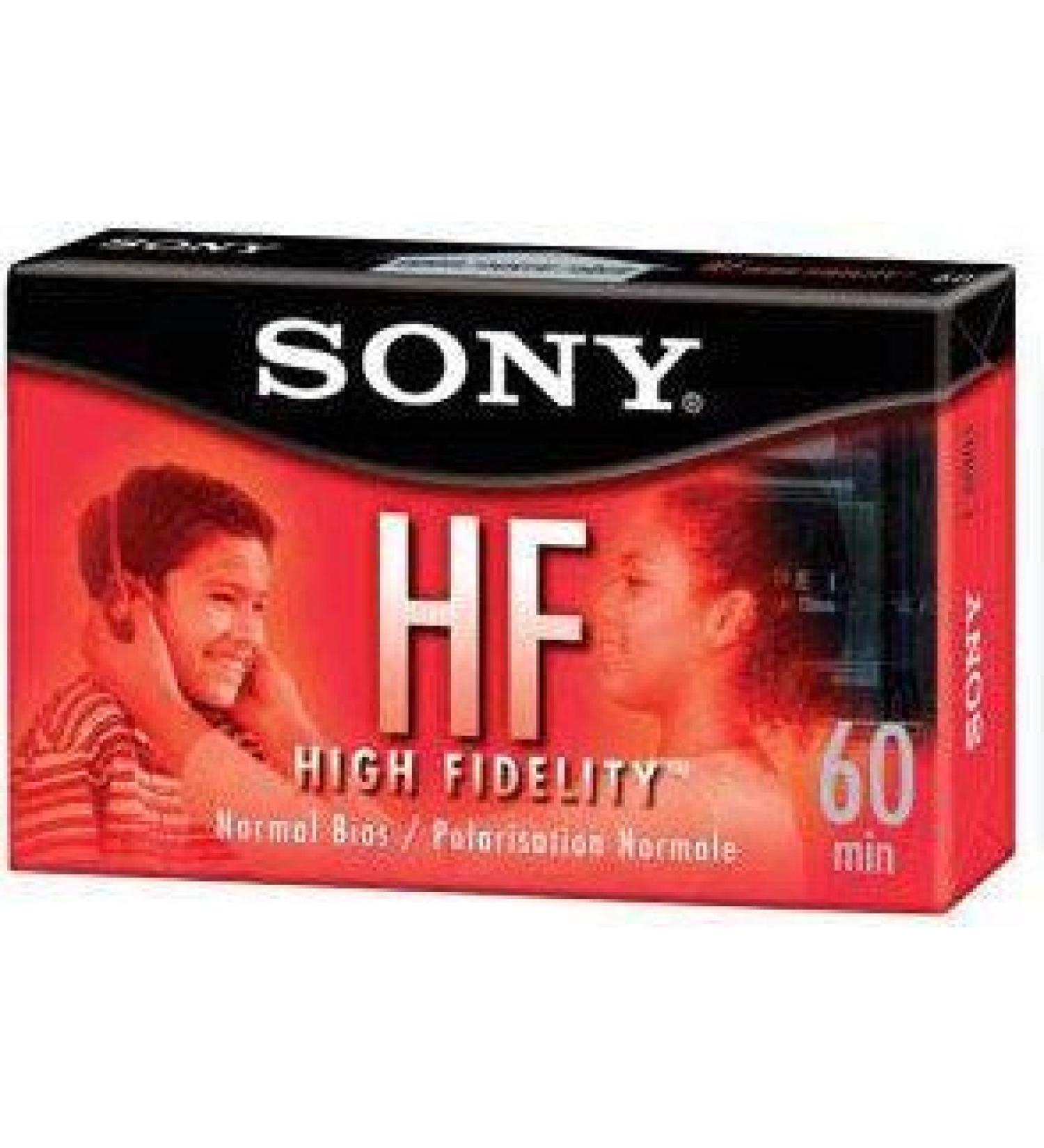 Sony HF 60Min Blank Cassette Tapes C-60HFL (Qty 4)