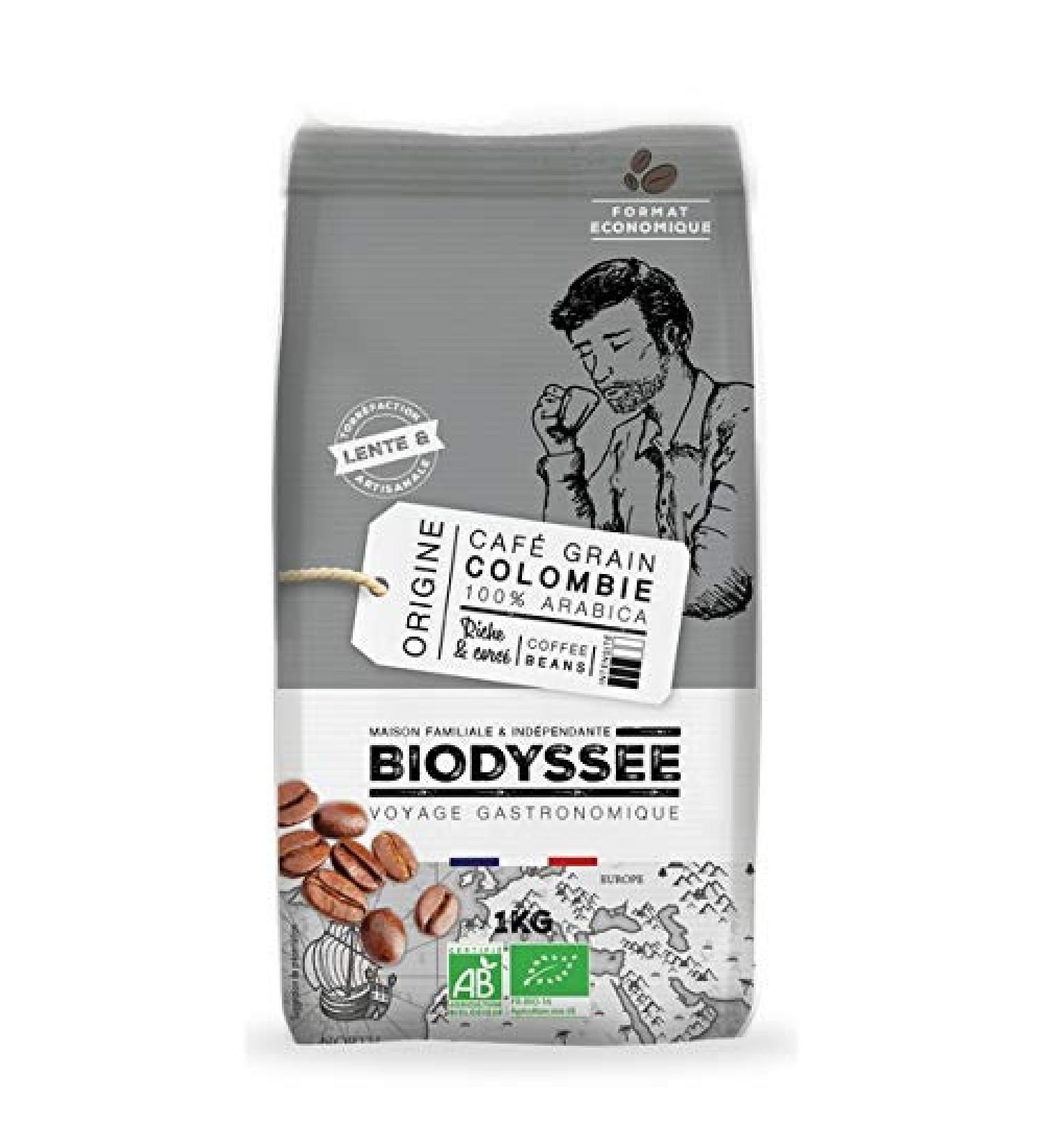 Biodyss e - 100% Arabica Coffee Beans From Colombia - Rich & Full-bodied 1Kg - Sold per unit - Buy Online on GoSupps.com